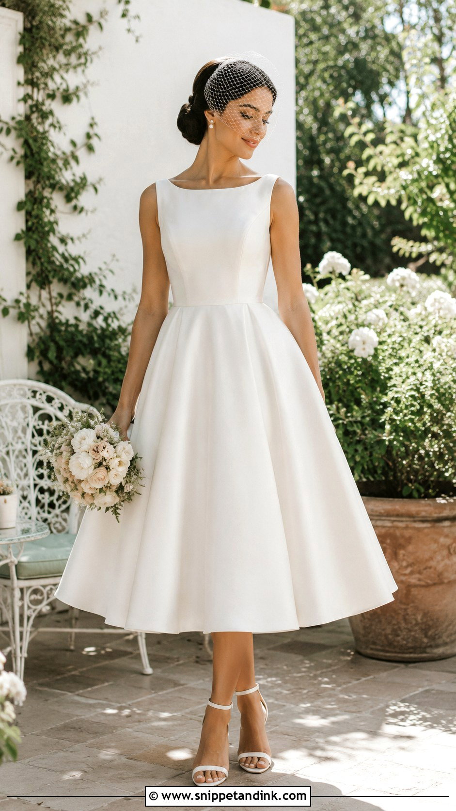 Tea Length Wedding Dress - Snippet and Ink - 25 Modern Wedding Dress Ideas
