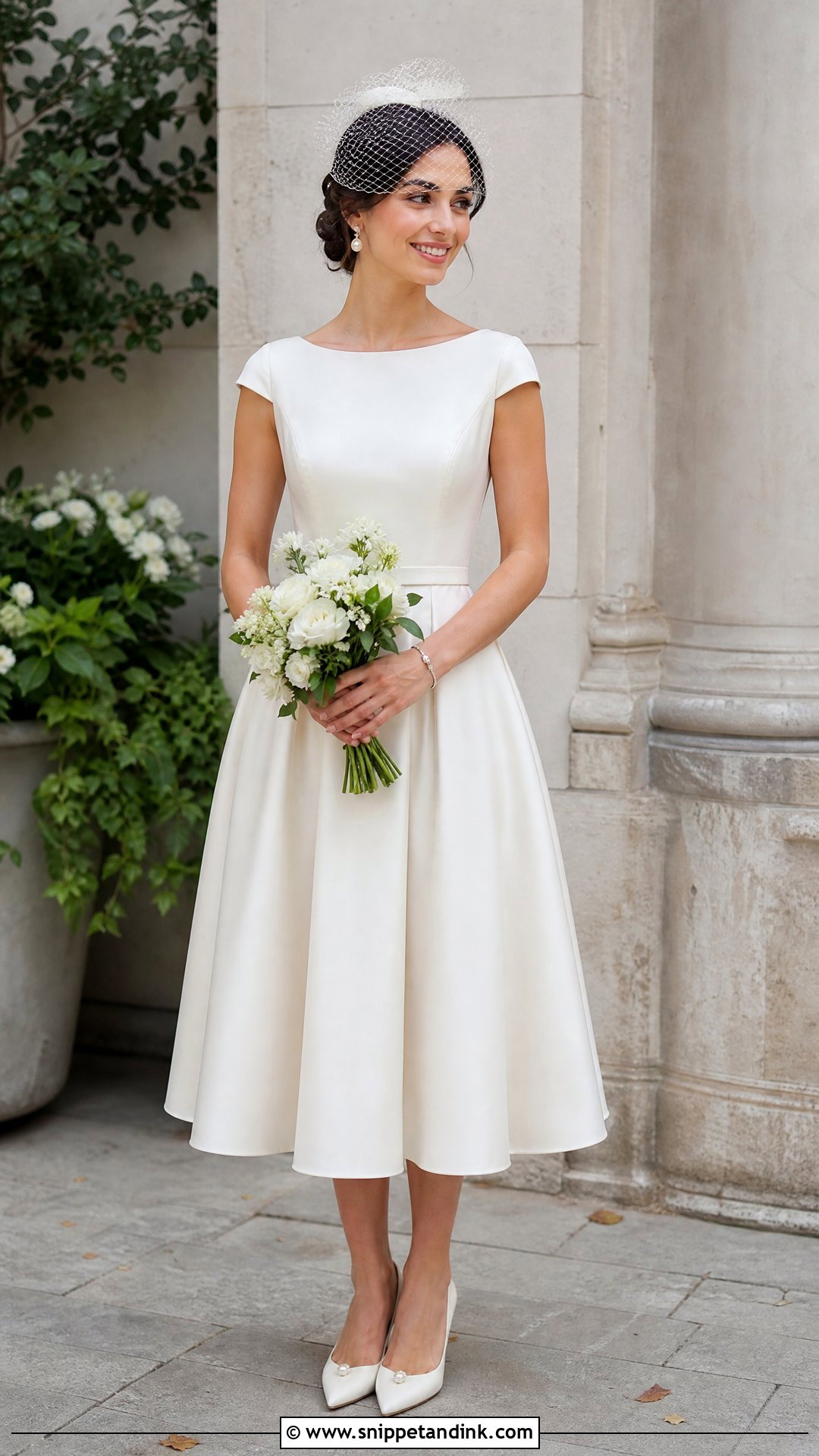 Tea Length Wedding Dress - Snippet and Ink - 25 New Wedding Dresses