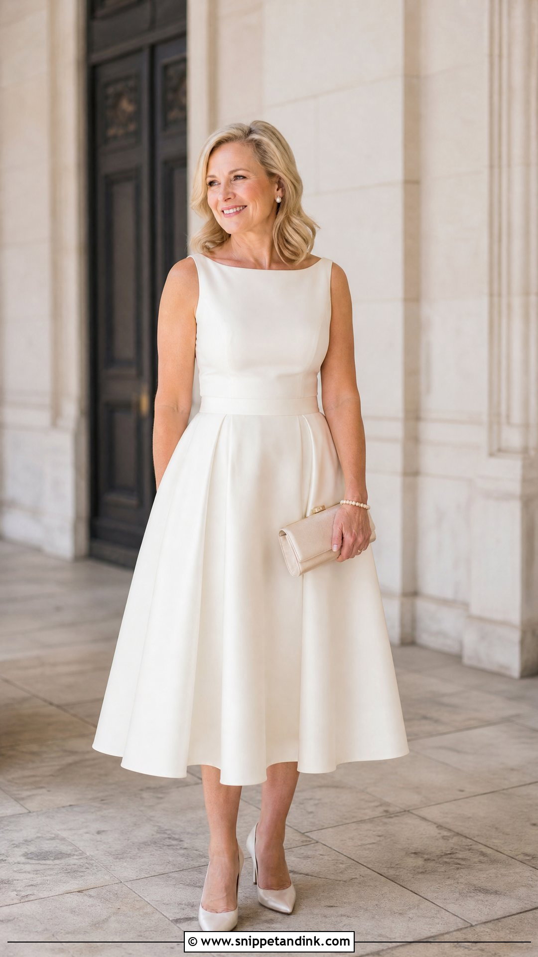 Tea Length Wedding Dress - Snippet and Ink - 25 Over 50 Bride Wedding Dresses