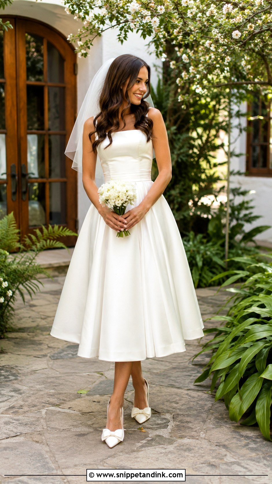 Tea Length Wedding Dress - Snippet and Ink - 25 Perfect Wedding Dress Ideas