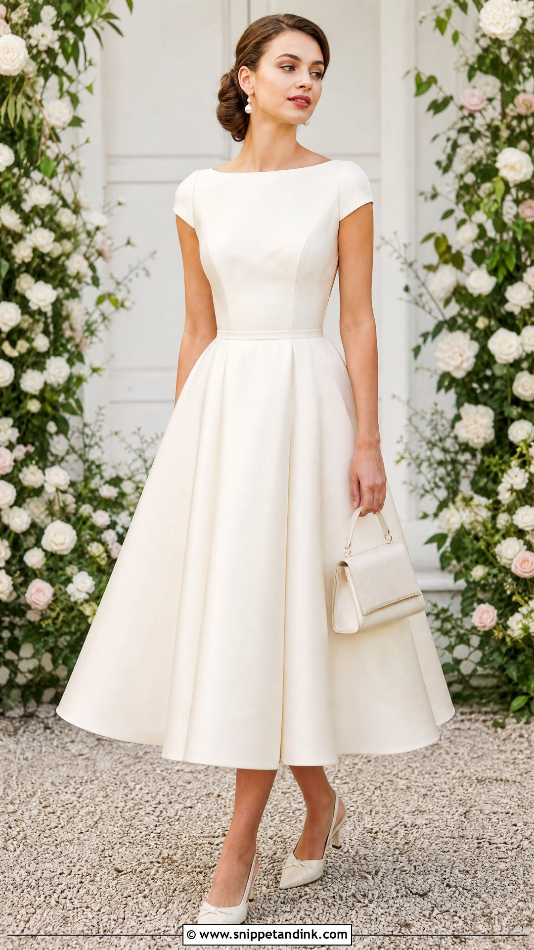 Tea Length Wedding Dress - Snippet and Ink - 25 Relaxed Wedding Dress Ideas