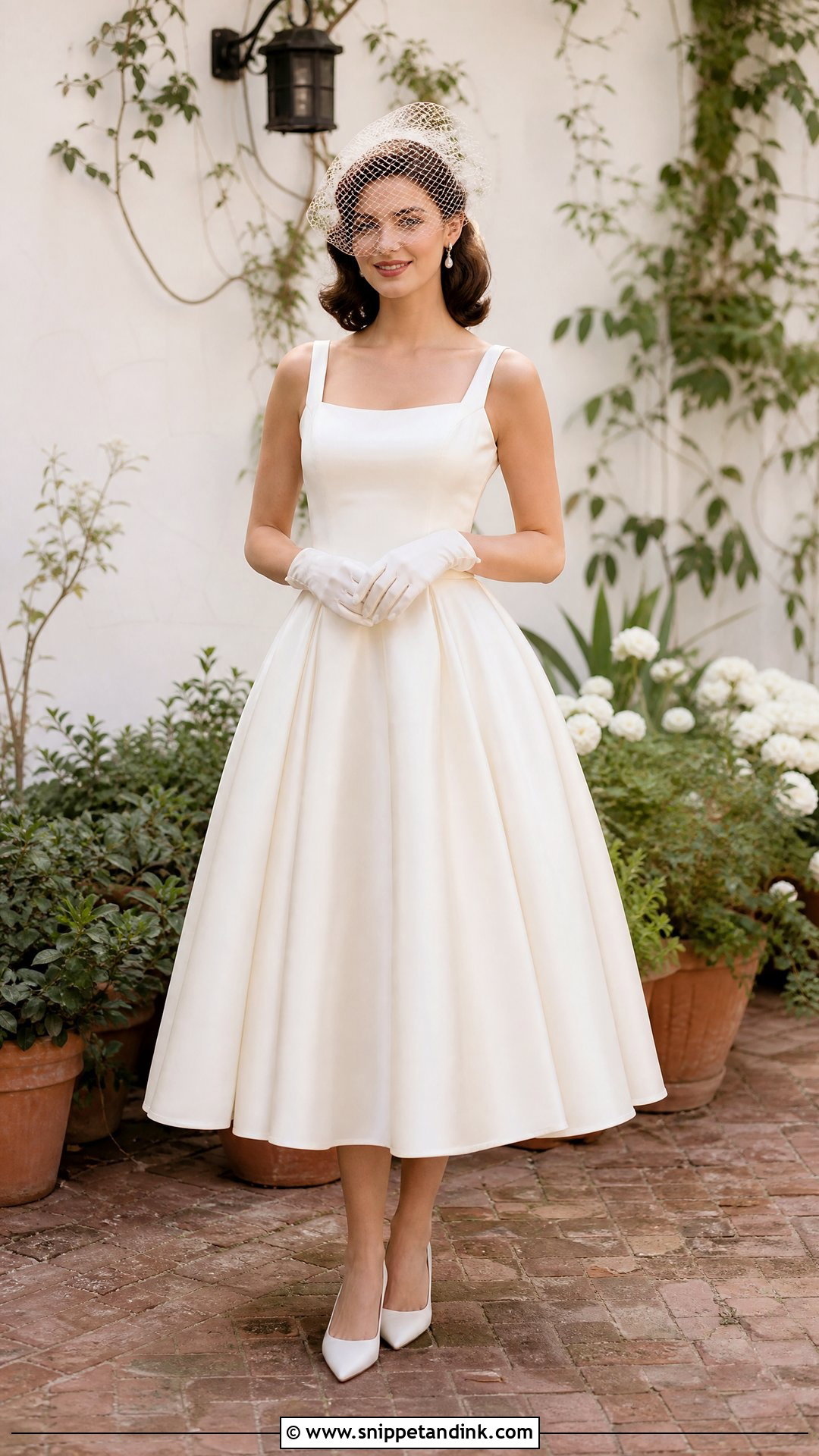 Tea Length Wedding Dress - Snippet and Ink - 25 Runway Wedding Dress Ideas