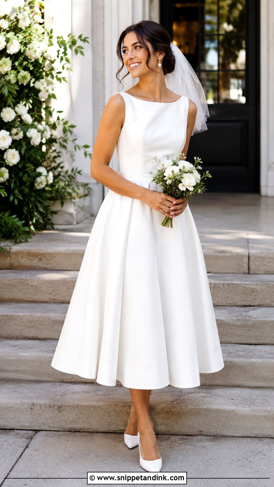Tea Length Wedding Dress - Snippet and Ink - 25 Simple Classic Wedding Dress Ideas