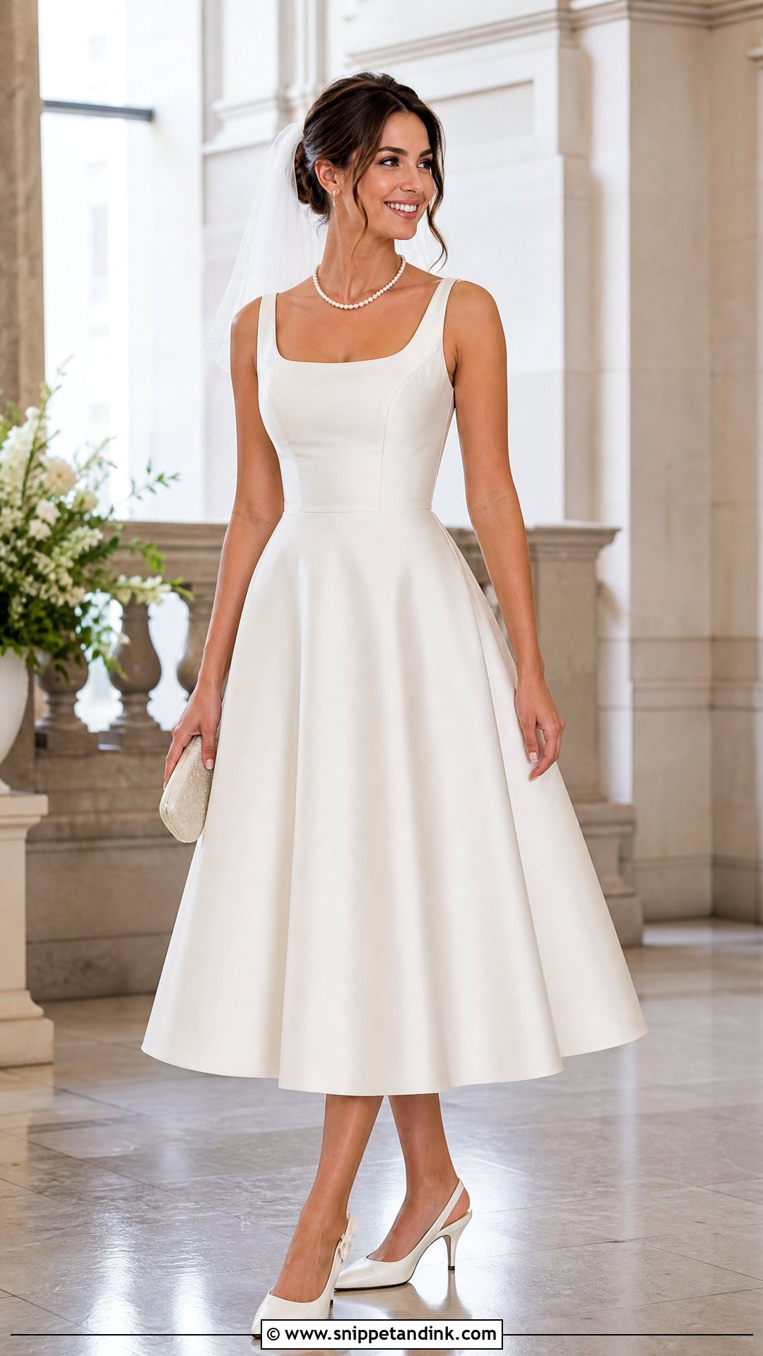 Tea Length Wedding Dress - Snippet and Ink - 25 Simple Vintage Wedding Dress Ideas