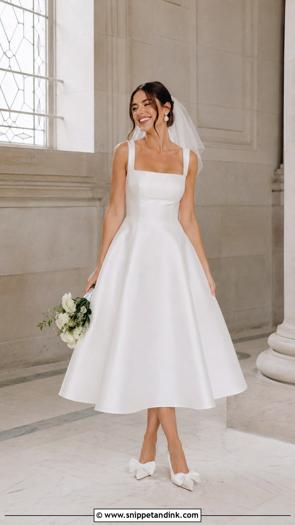 Tea Length Wedding Dress - Snippet and Ink - 25 Special Wedding Dress Ideas