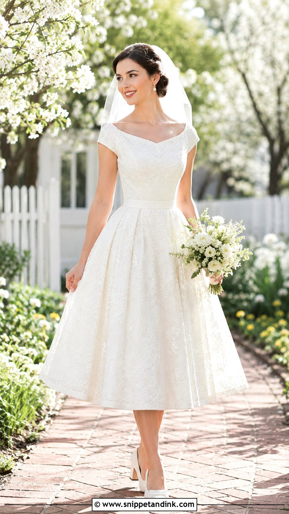 Tea Length Wedding Dress - Snippet and Ink - 25 Unique Wedding Dress Styles