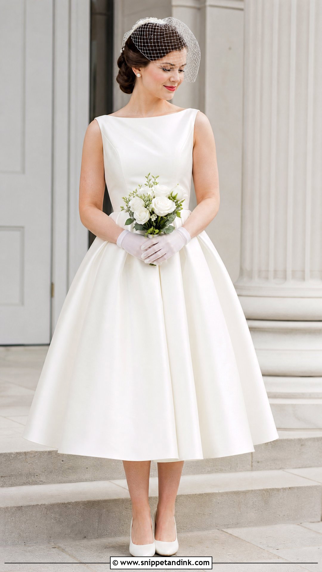 Tea Length Wedding Dress - Snippet and Ink - 25 Vintage Timeless Wedding Dress Ideas