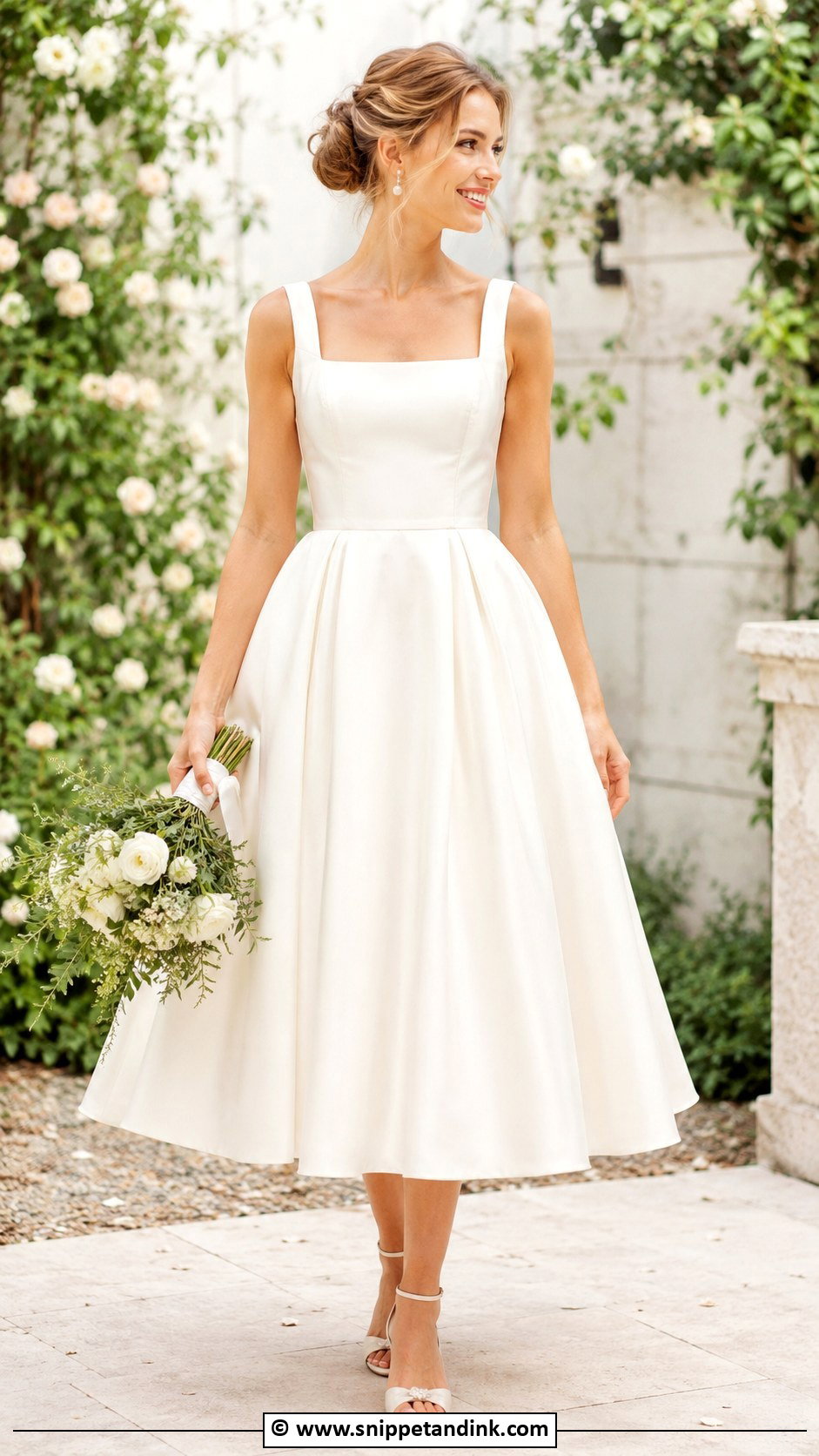 Tea Length Wedding Dress - Snippet and Ink - 30 Alternative Wedding Dress Ideas