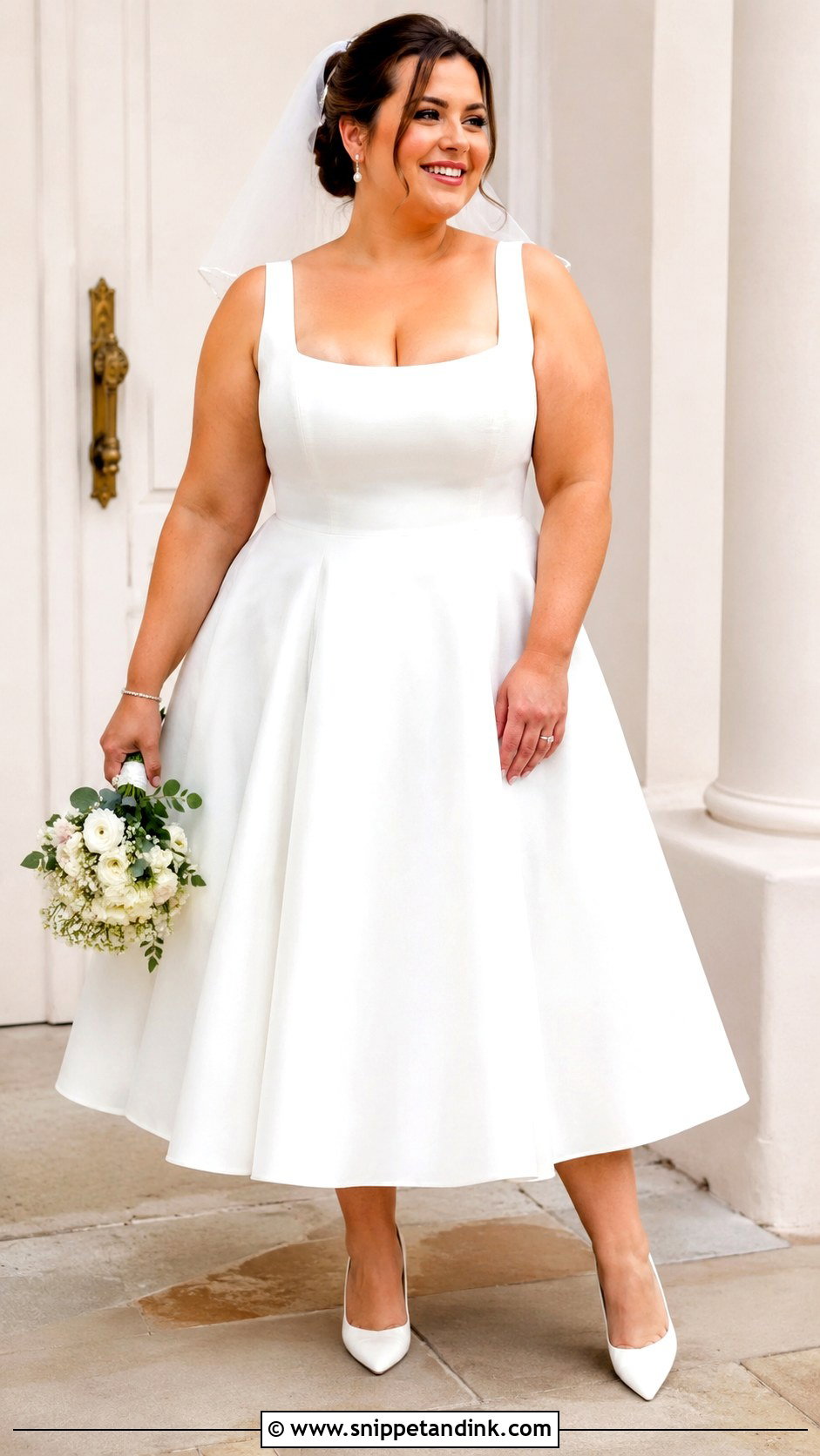 Tea Length Wedding Dress - Snippet and Ink - 25 Wedding Dress for Big Bust Ideas