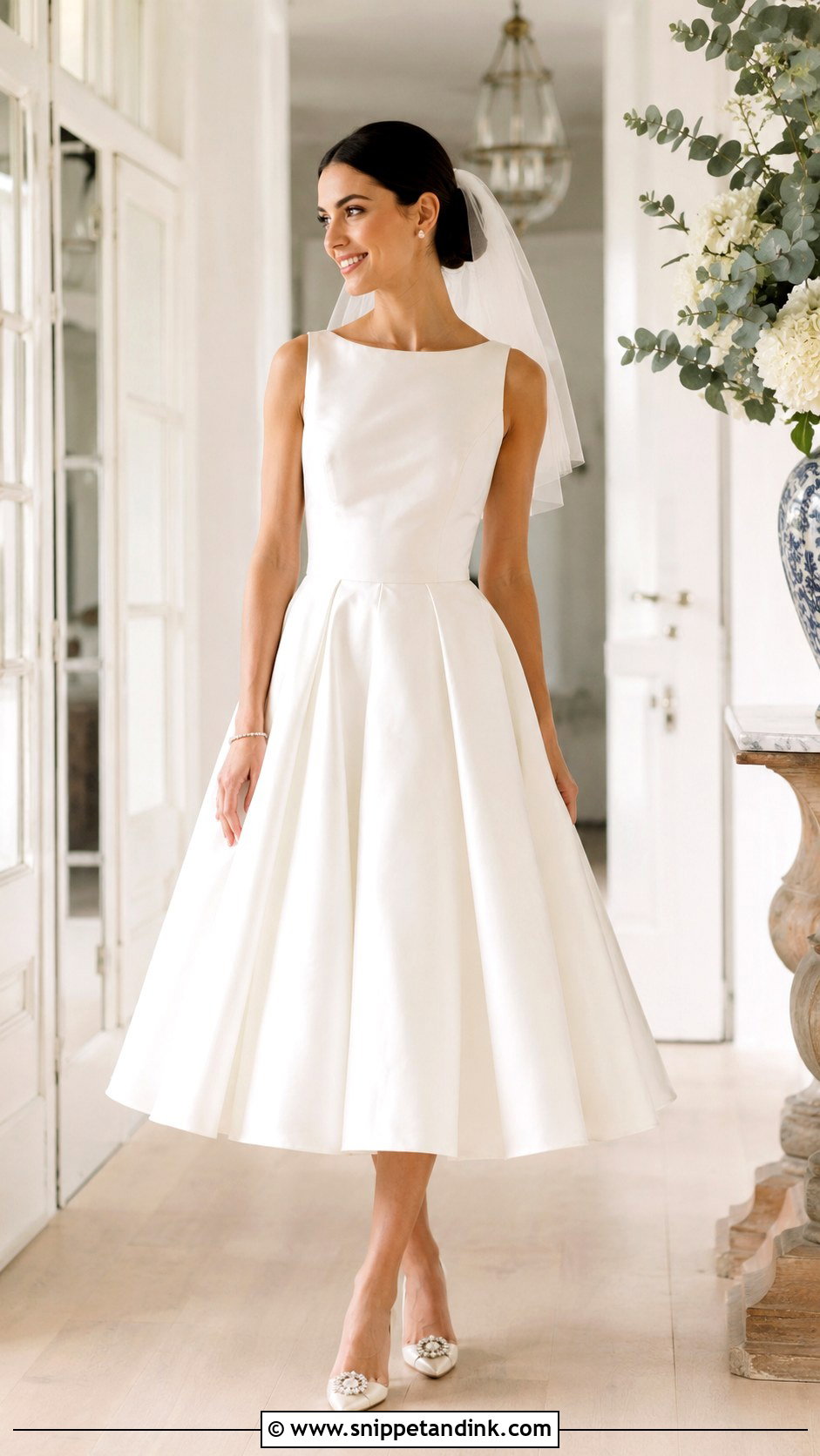 Tea Length Wedding Dress - Snippet and Ink - 25 Wedding Dresses 2025 Bride