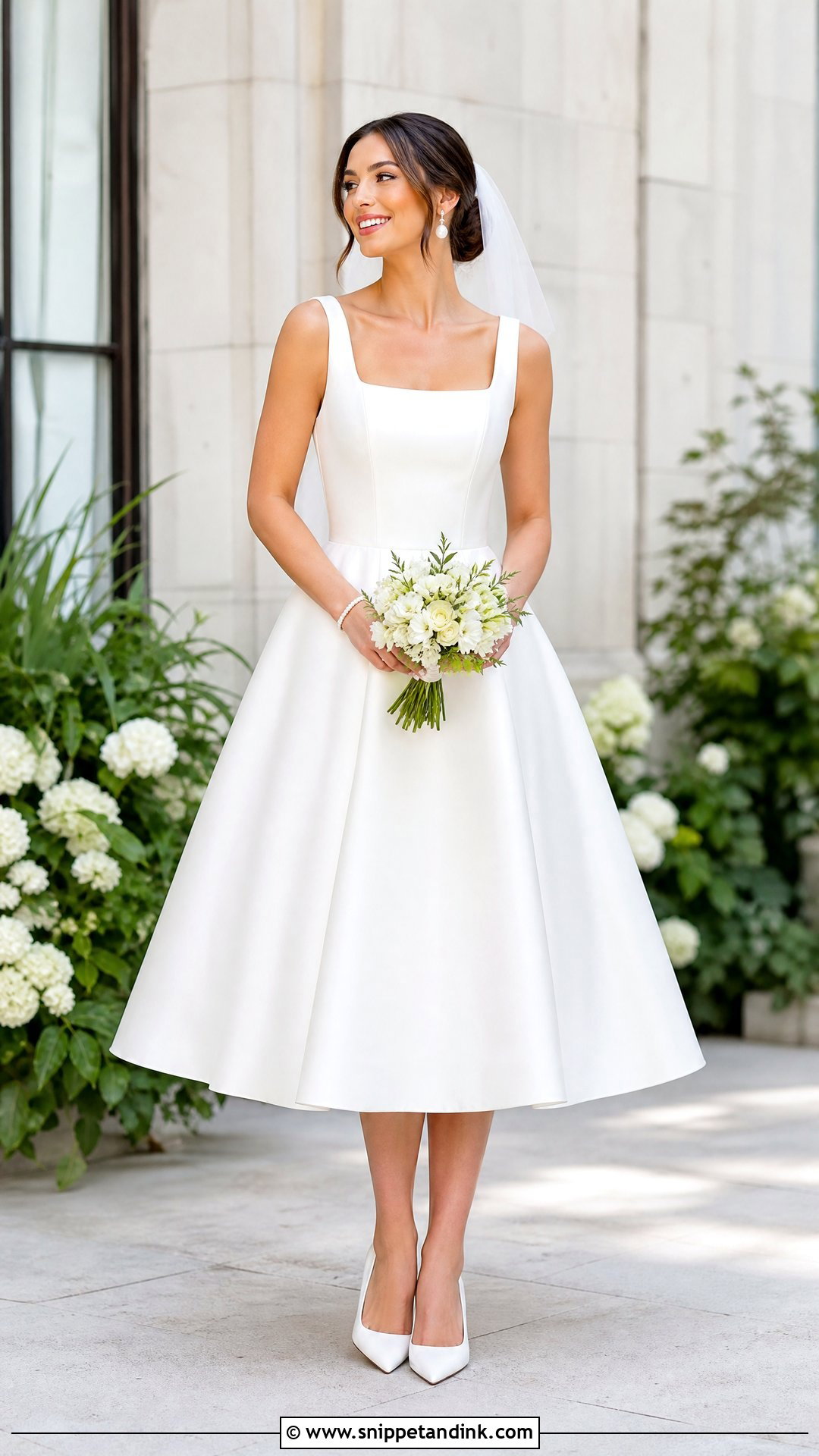 Tea Length Wedding Dress - Snippet and Ink - 25 Wedding Dresses for Women