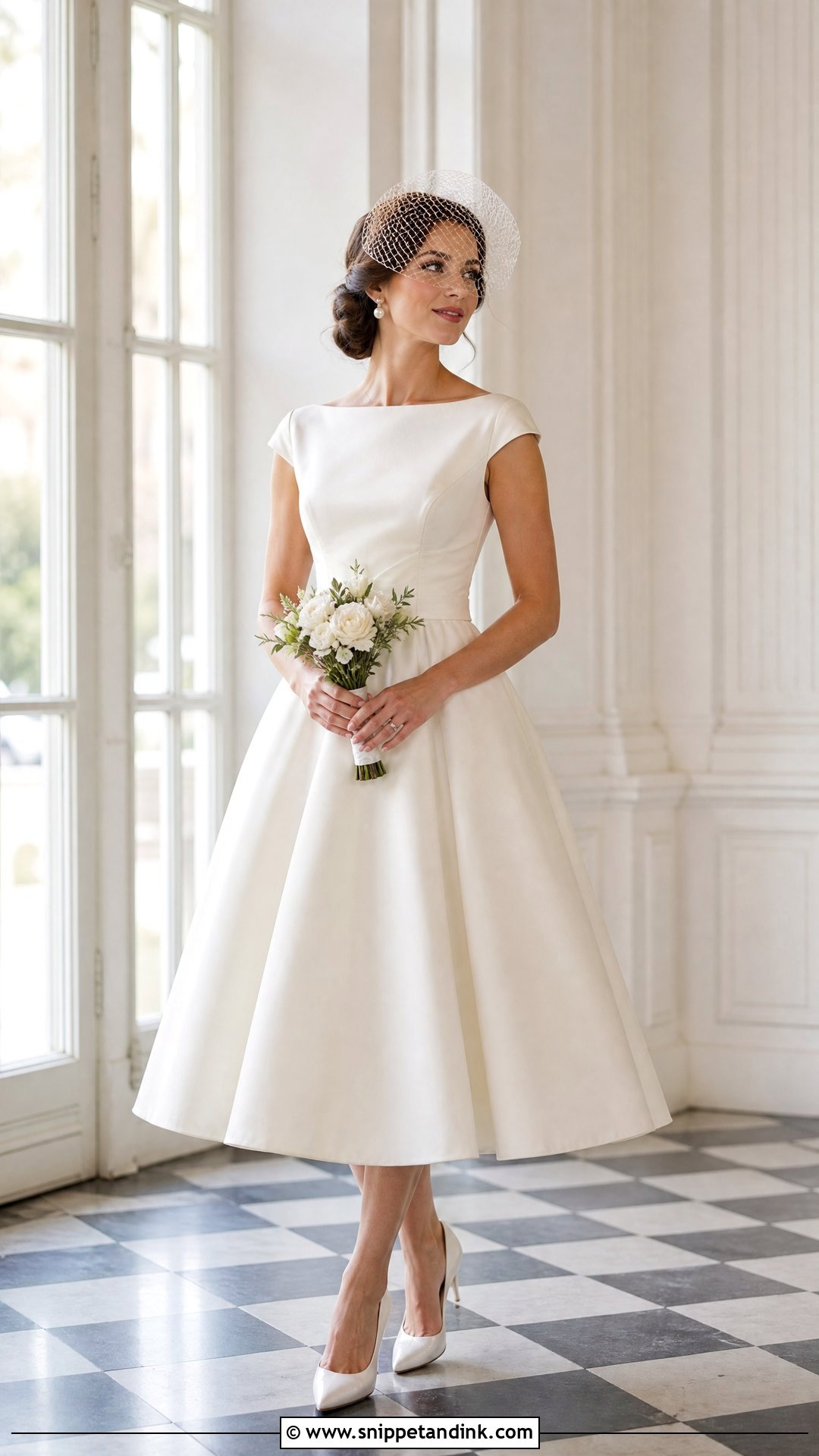 Tea Length Wedding Dress - Snippet and Ink - 25 Wedding Dresses Inspiration