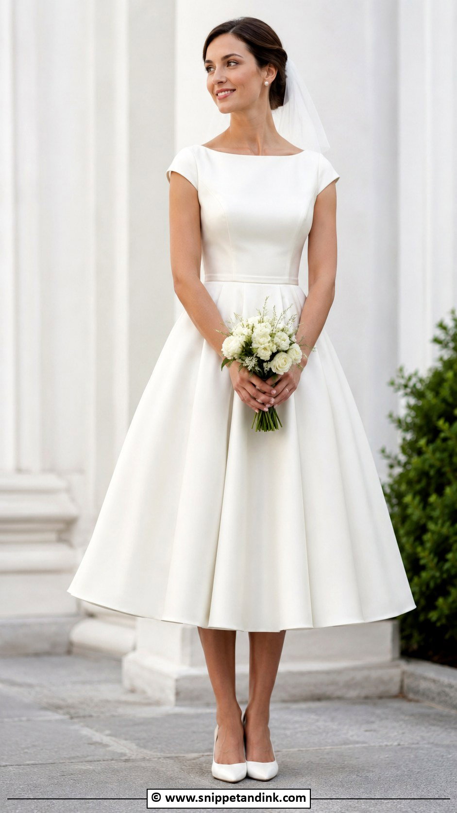 Tea Length Wedding Dress - Snippet and Ink - 30 Beautiful Wedding Dresses