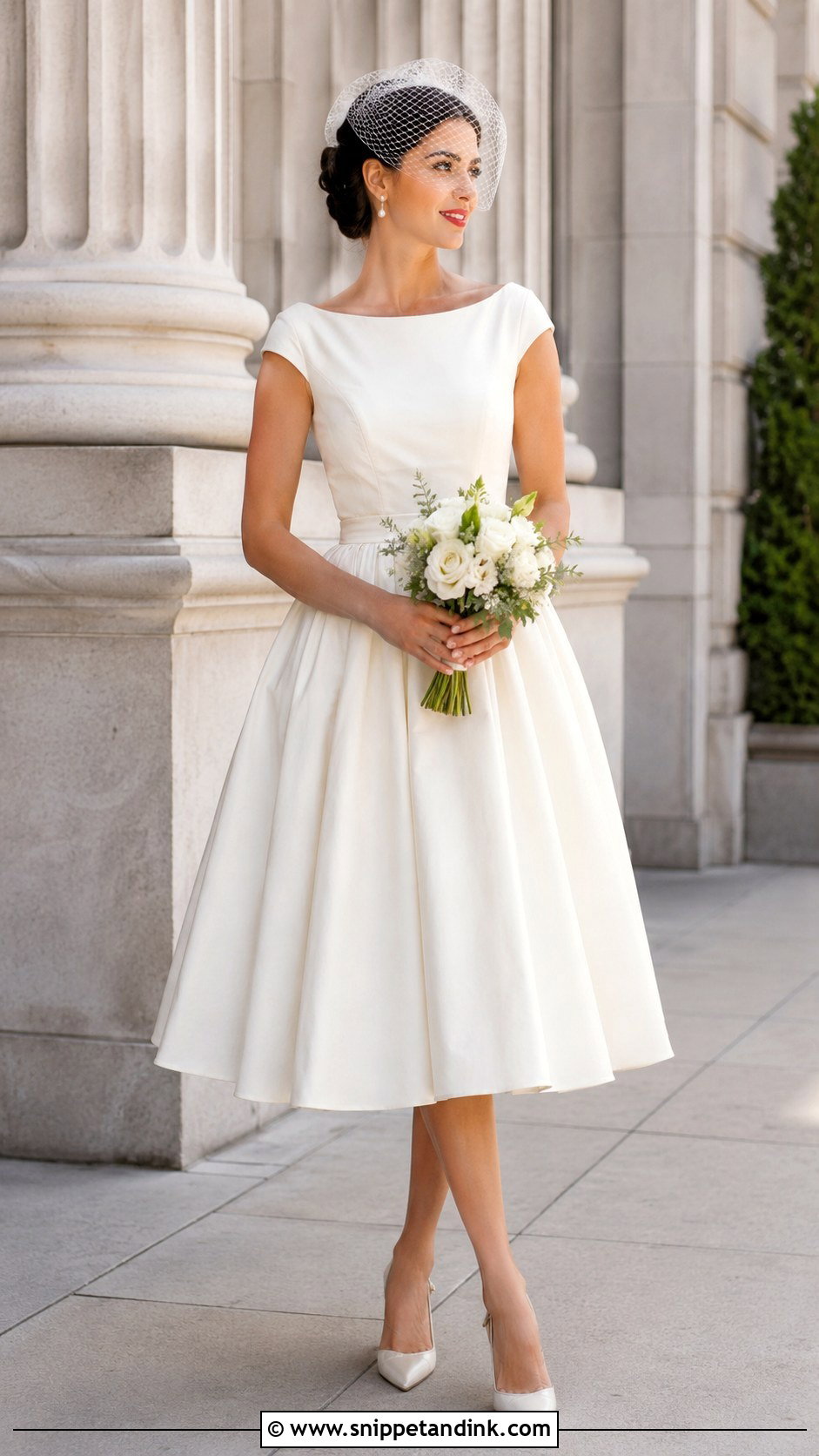 Tea Length Wedding Dress - Snippet and Ink - 25 Wedding Dresses Styles