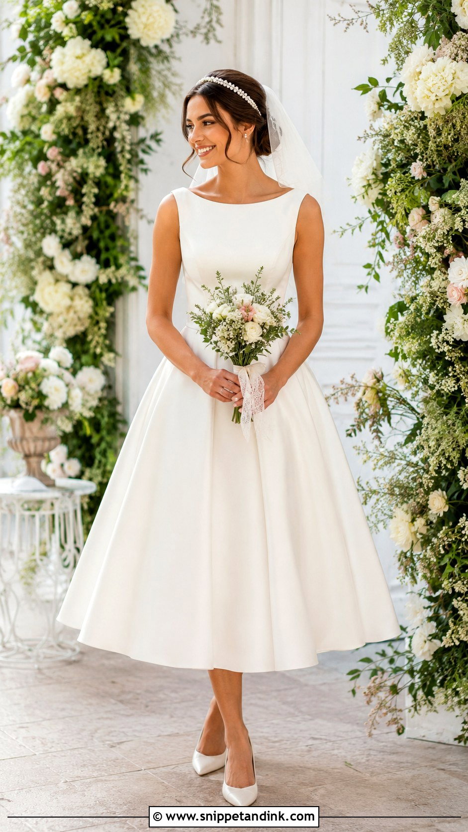 Tea Length Wedding Dress - Snippet and Ink - 25 Women Wedding Dress Ideas