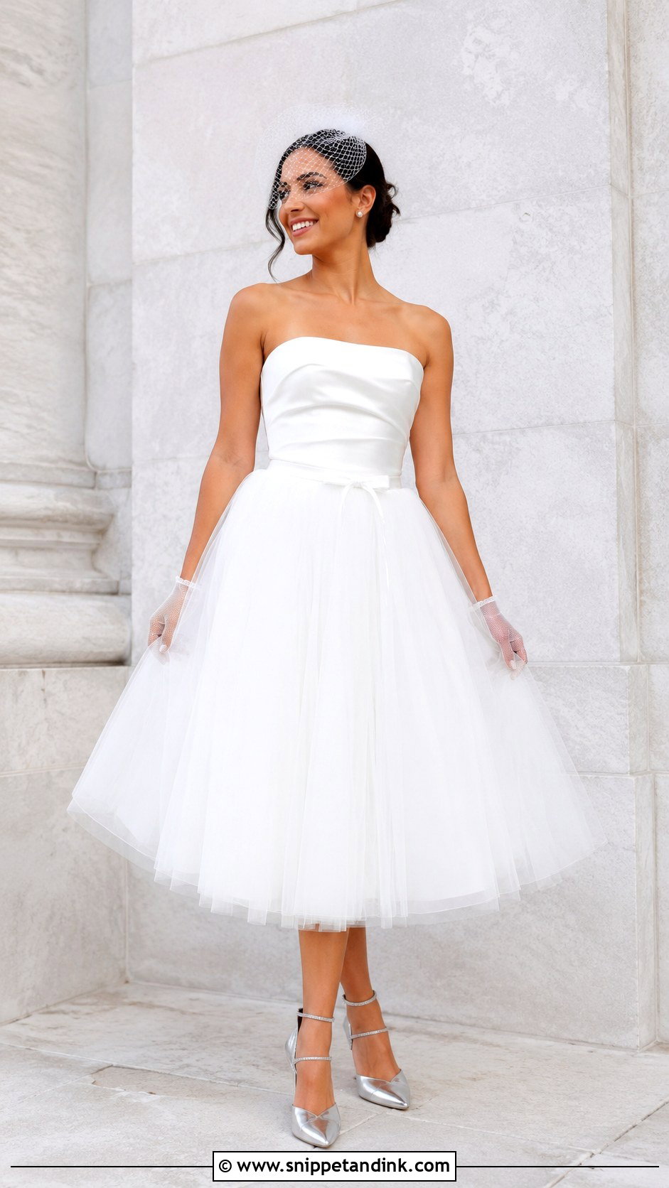 Tea Length Wedding Dress - Snippet and Ink - 20 2000 Wedding Dress Ideas