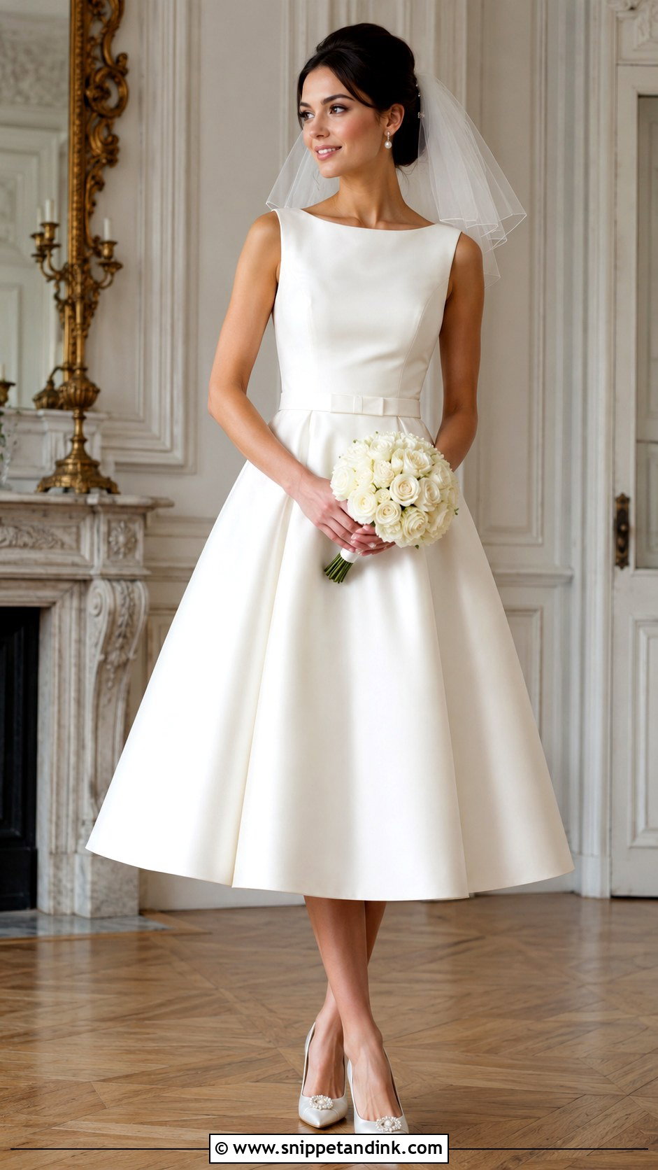 Tea Length Wedding Dress - Snippet and Ink - 20 Alternative Bride Dress Ideas