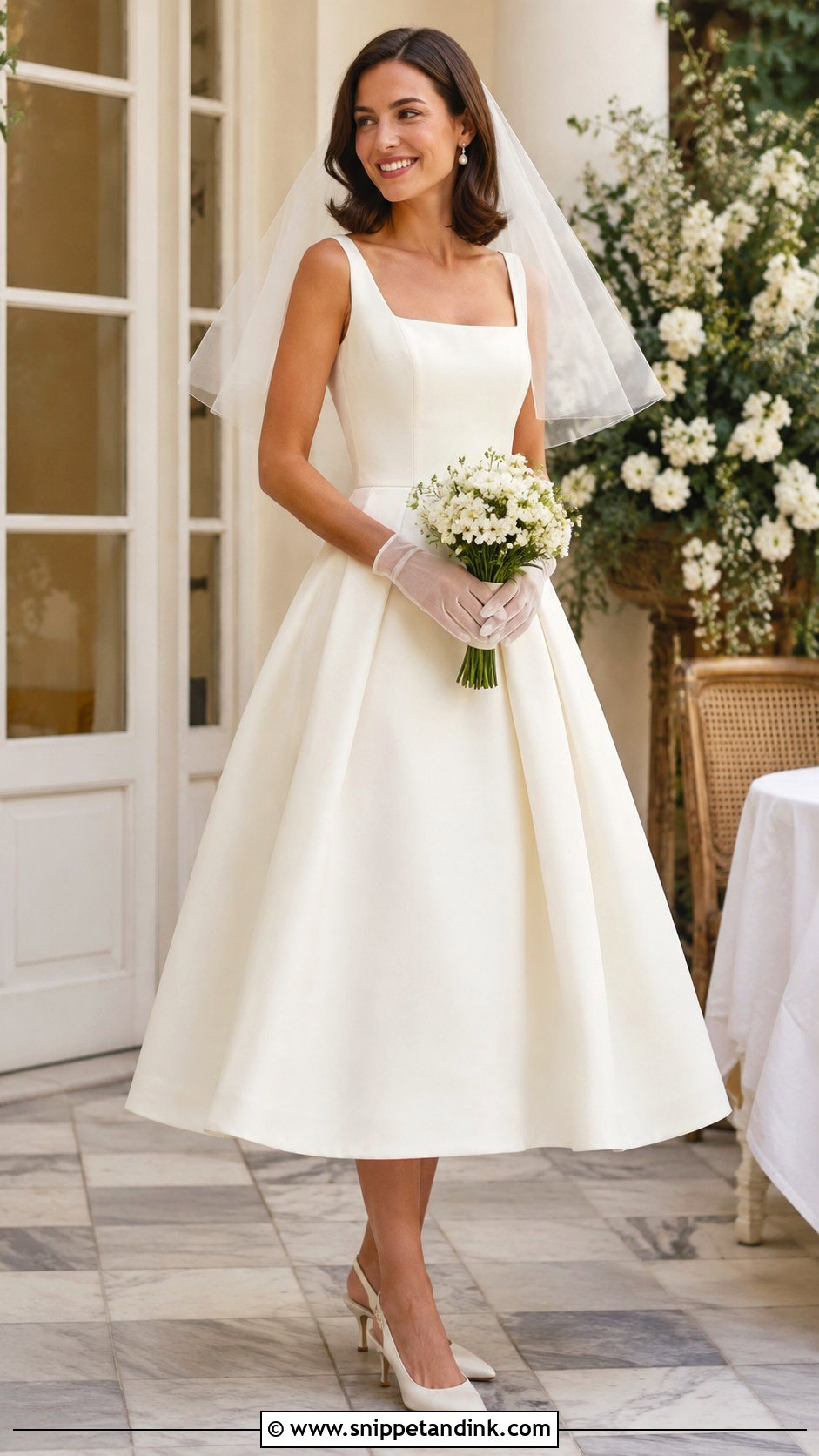 Tea Length Wedding Dress - Snippet and Ink - 20 Amazing Wedding Dress Ideas