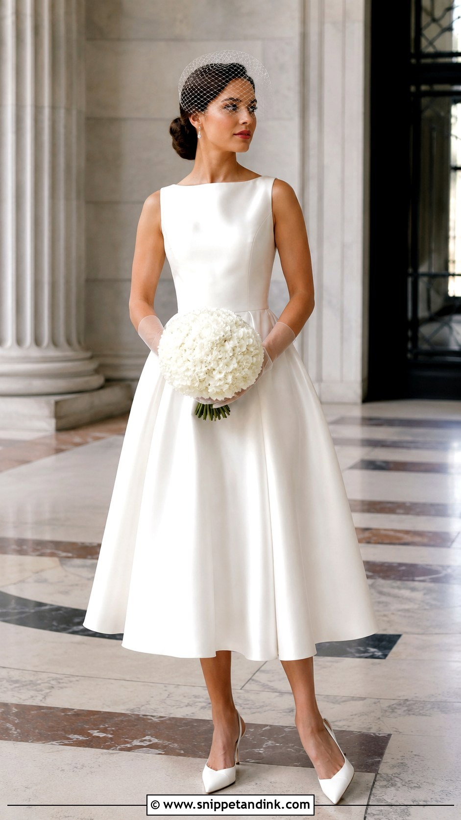Tea Length Wedding Dress - Snippet and Ink - 20 Bridal Frocks Gowns Wedding Dresses