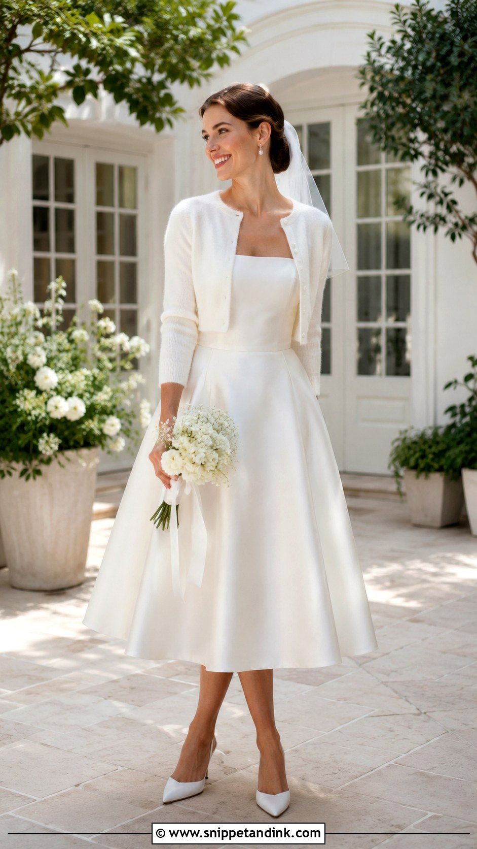 Tea Length Wedding Dress - Snippet and Ink - 20 Budget Wedding Dress Ideas