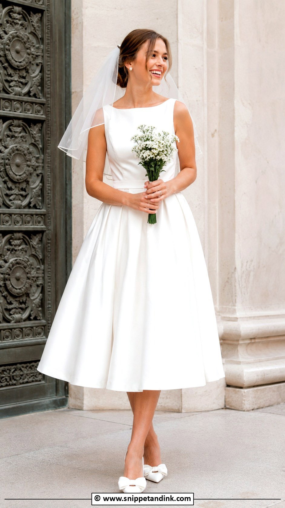 Tea Length Wedding Dress - Snippet and Ink - 30 Bridal Dress Fashion Ideas