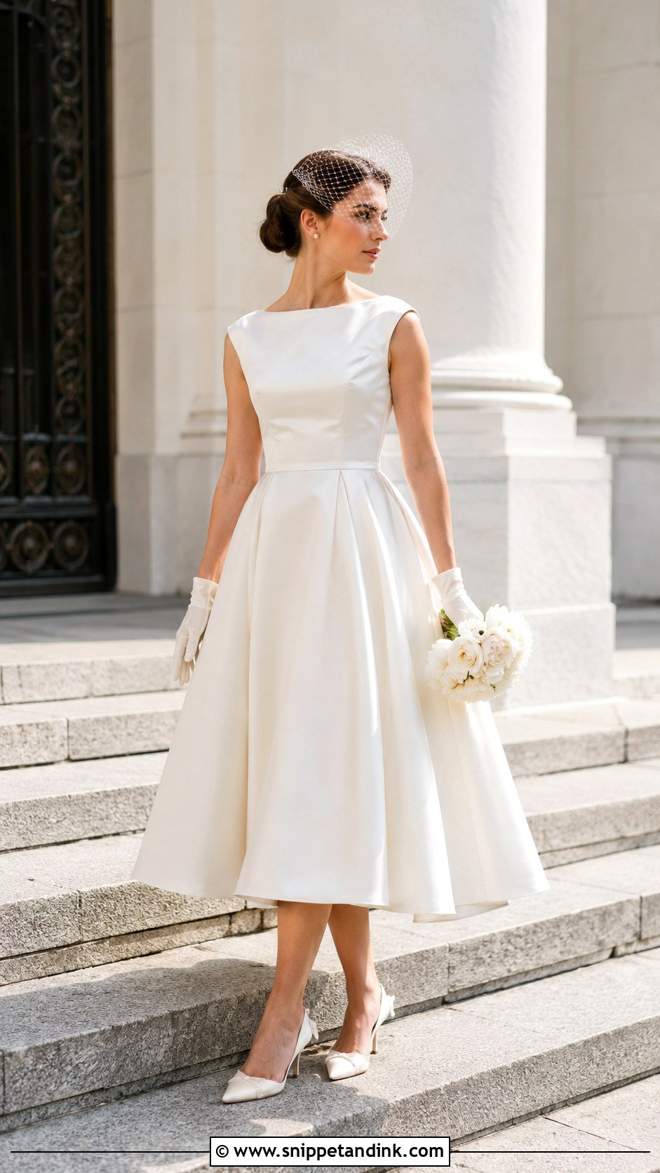 Tea Length Wedding Dress - Snippet and Ink - 20 Classical Wedding Dress Ideas