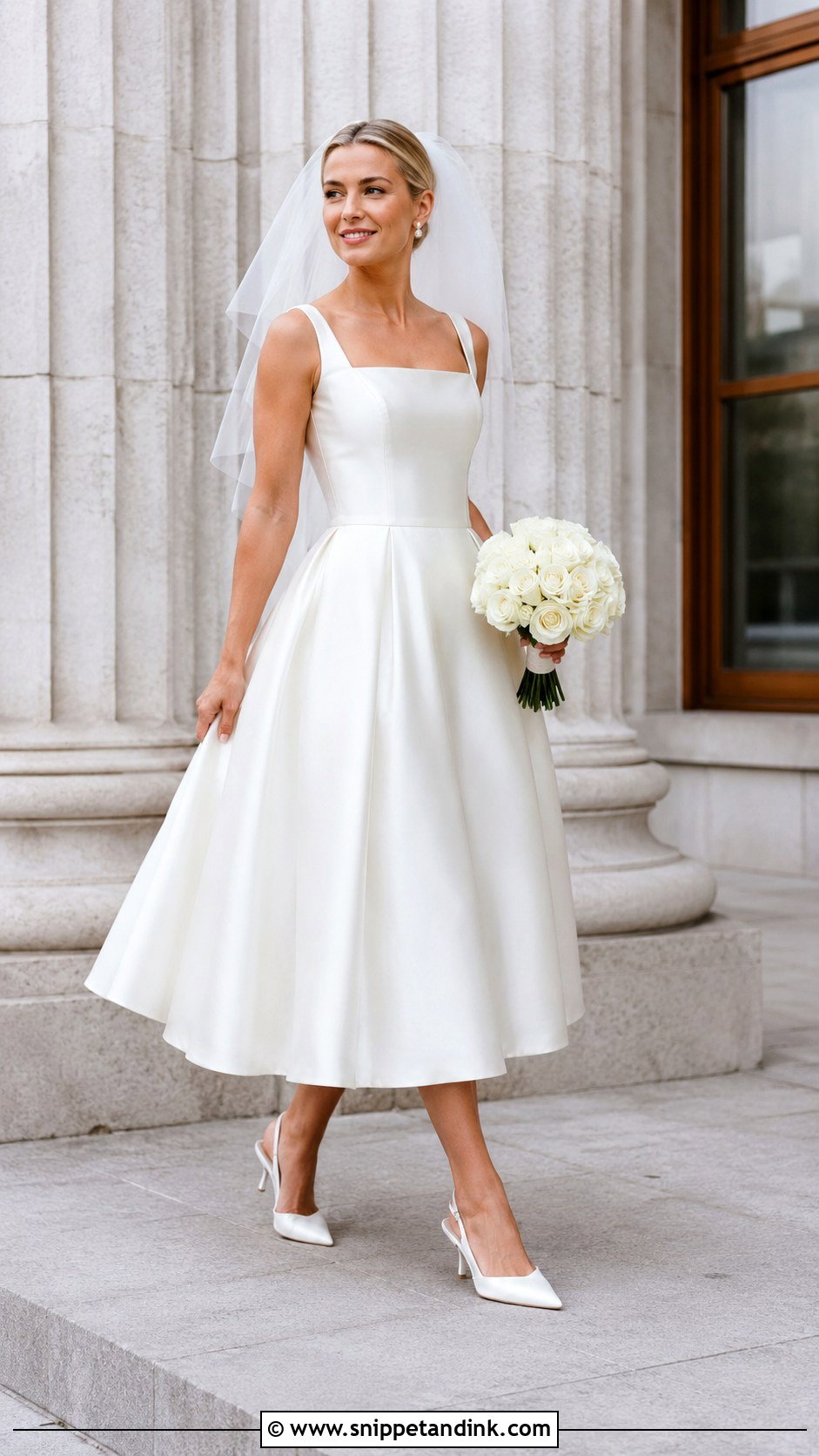 Tea Length Wedding Dress - Snippet and Ink - 20 Classy Sophisticated Bride Wedding Dress Ideas