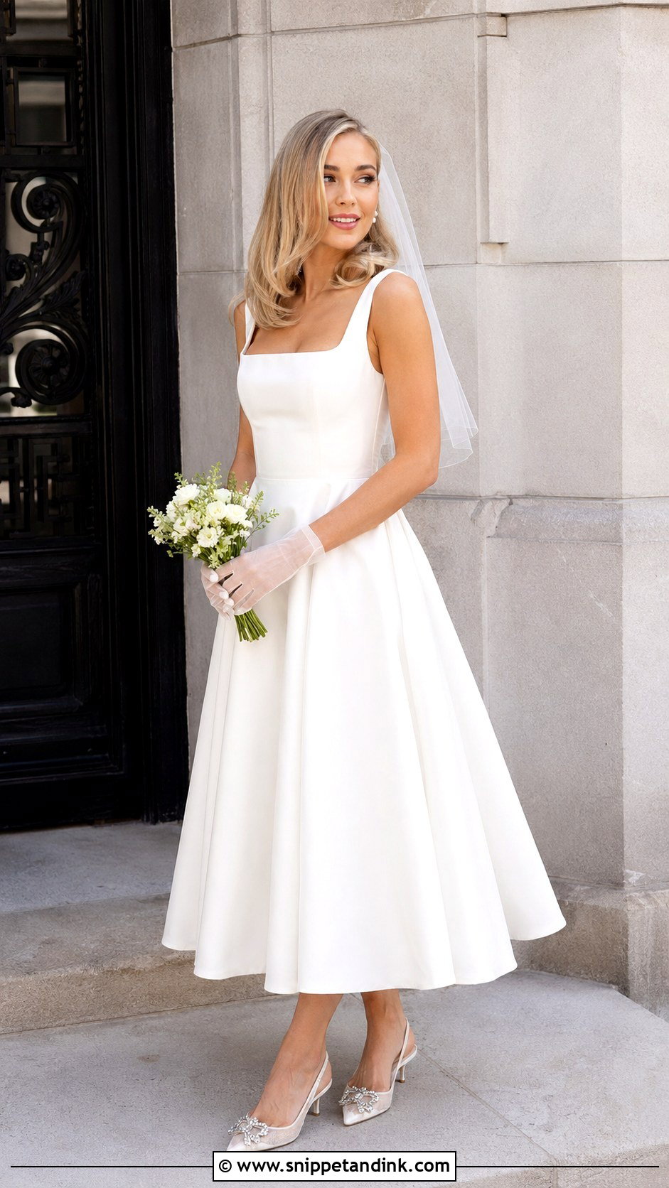 Tea Length Wedding Dress - Snippet and Ink - 20 Dresses for Bride