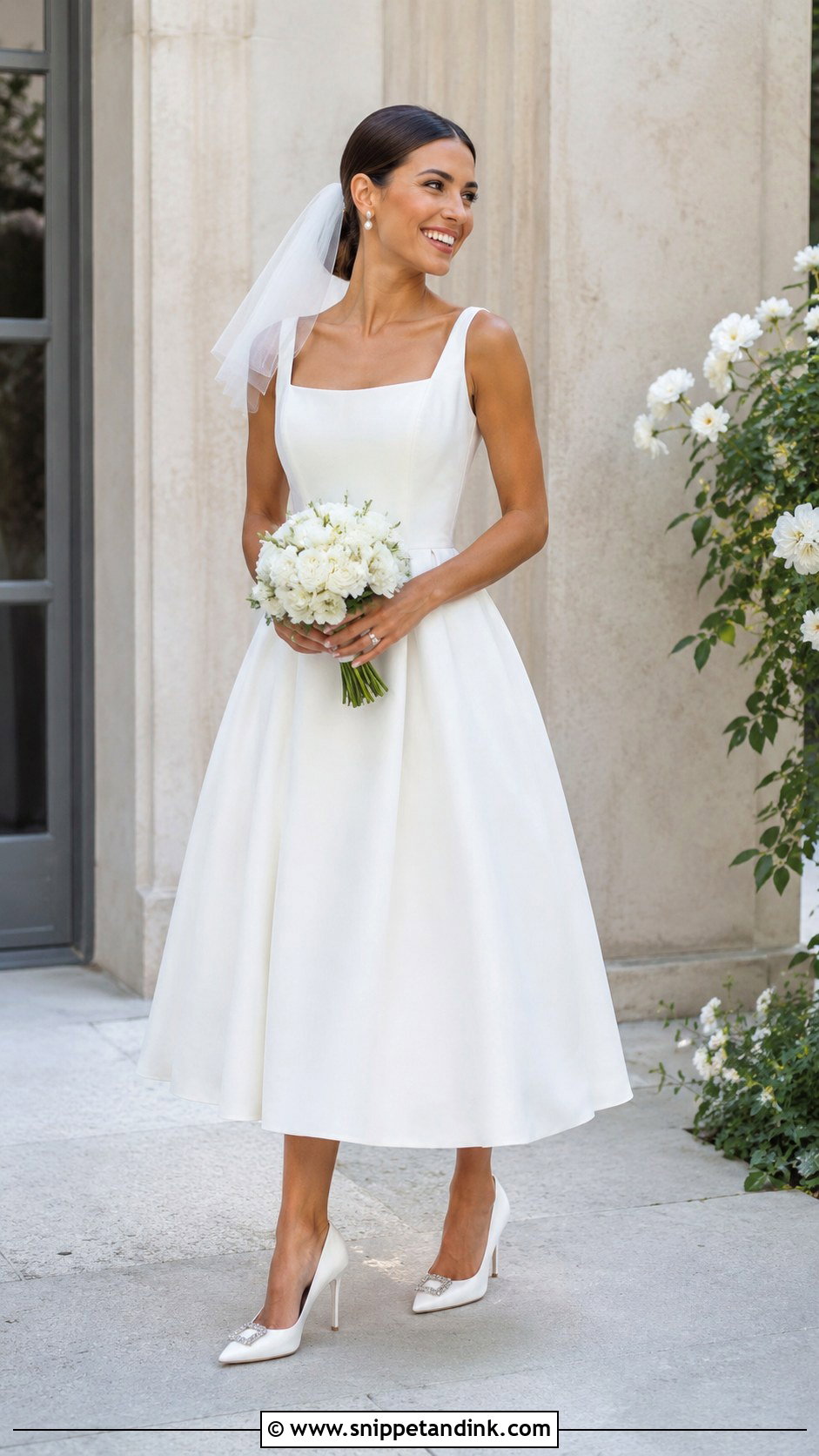 Tea Length Wedding Dress - Snippet and Ink - 20 Flattering Wedding Dress Ideas