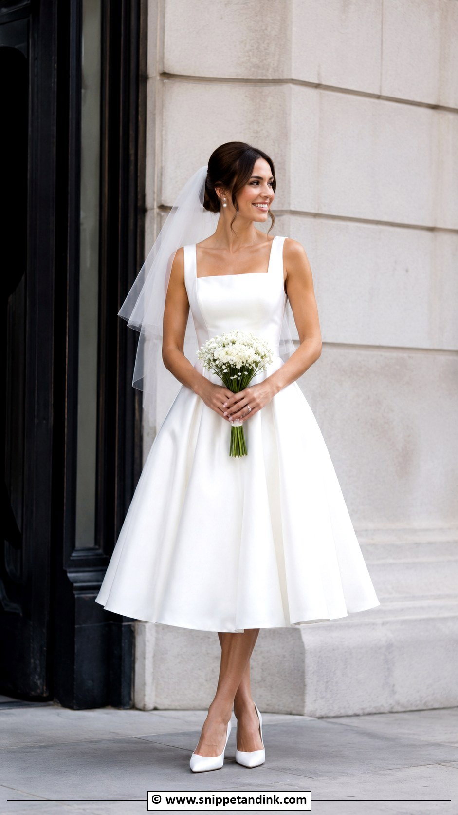 Tea Length Wedding Dress - Snippet and Ink - 30 Classy Timeless Wedding Dress Ideas