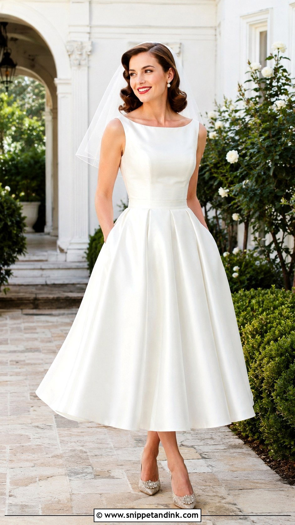 Tea Length Wedding Dress - Snippet and Ink - 20 Glamour Wedding Dress Ideas