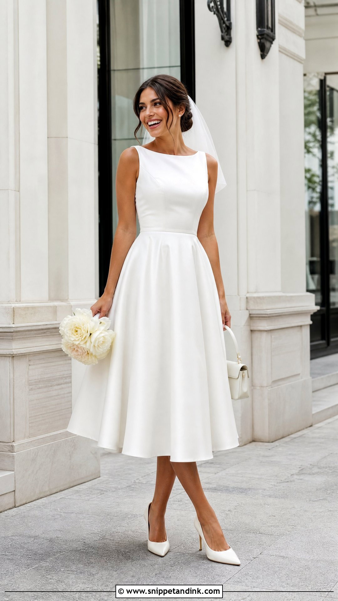 Tea Length Wedding Dress - Snippet and Ink - 20 She Said Yes to the Dress Ideas