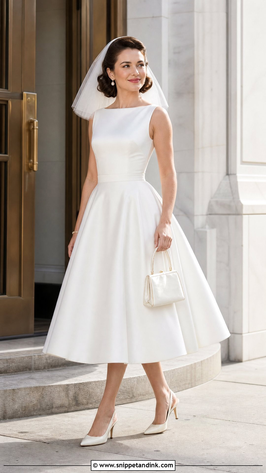 Tea Length Wedding Dress - Snippet and Ink - 20 Simple Intimate Wedding Dress Ideas