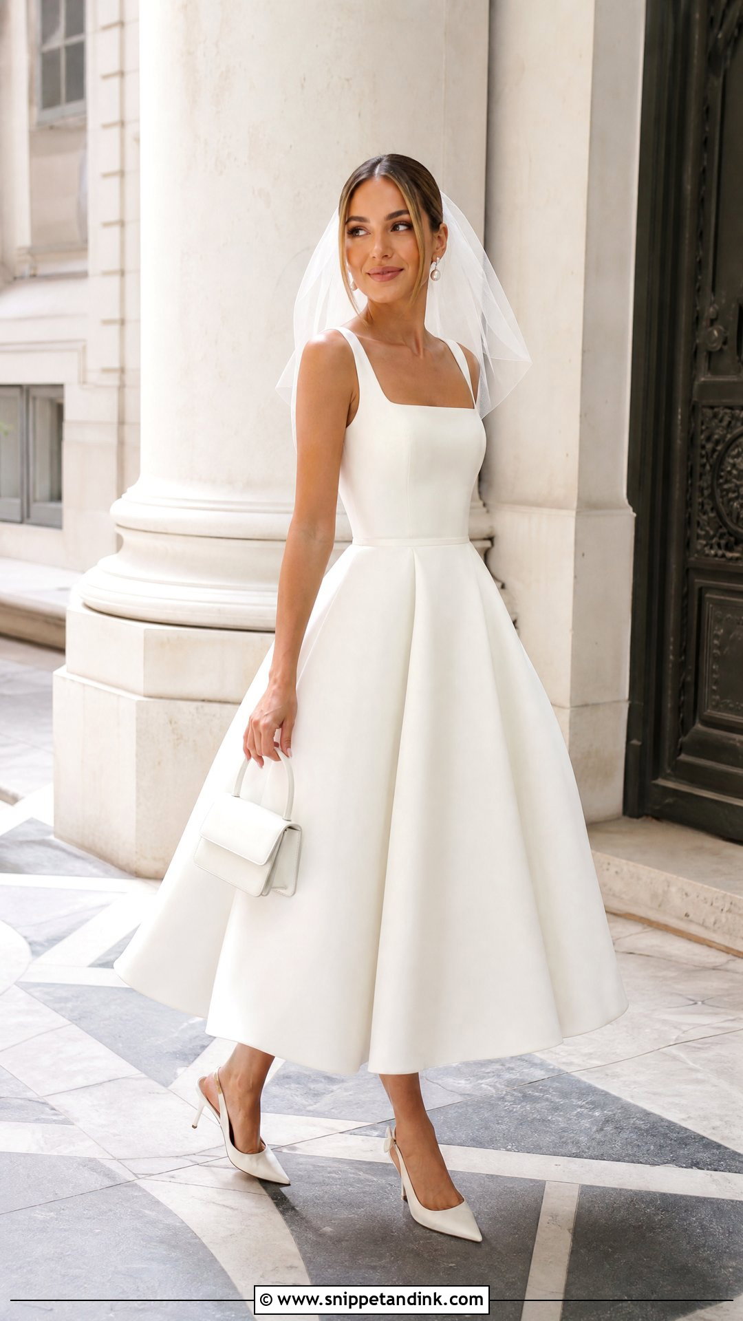 Tea Length Wedding Dress - Snippet and Ink - 20 Unique Elegant Wedding Dresses