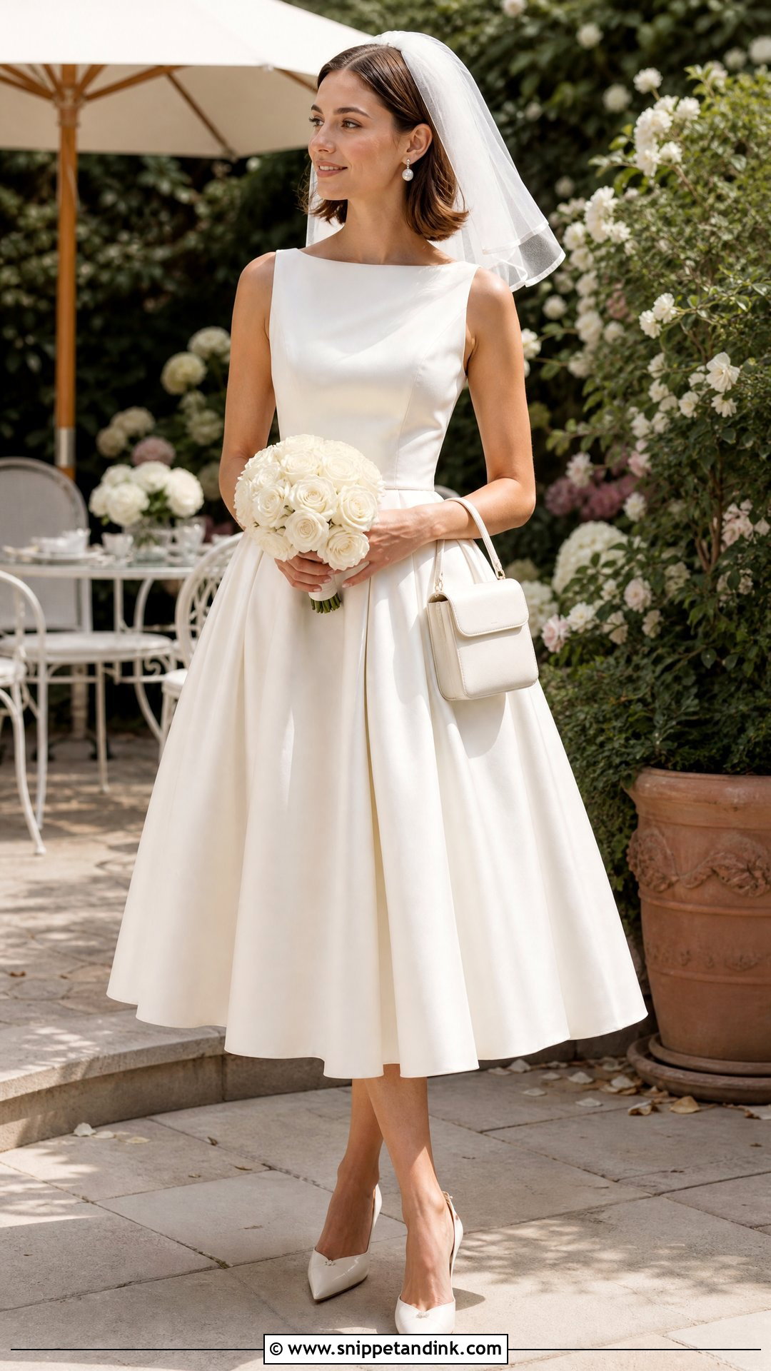 Tea Length Wedding Dress - Snippet and Ink - 20 Vogue Wedding Dress Ideas