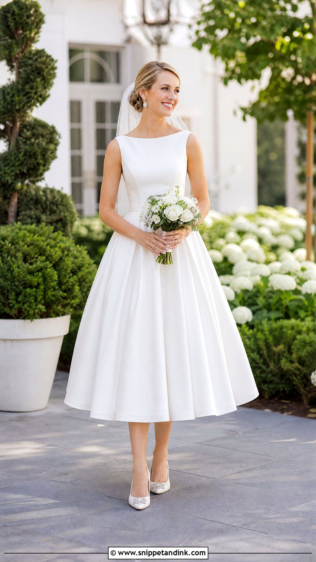 Tea Length Wedding Dress - Snippet and Ink - 20 Wedding Bridal Dress Ideas