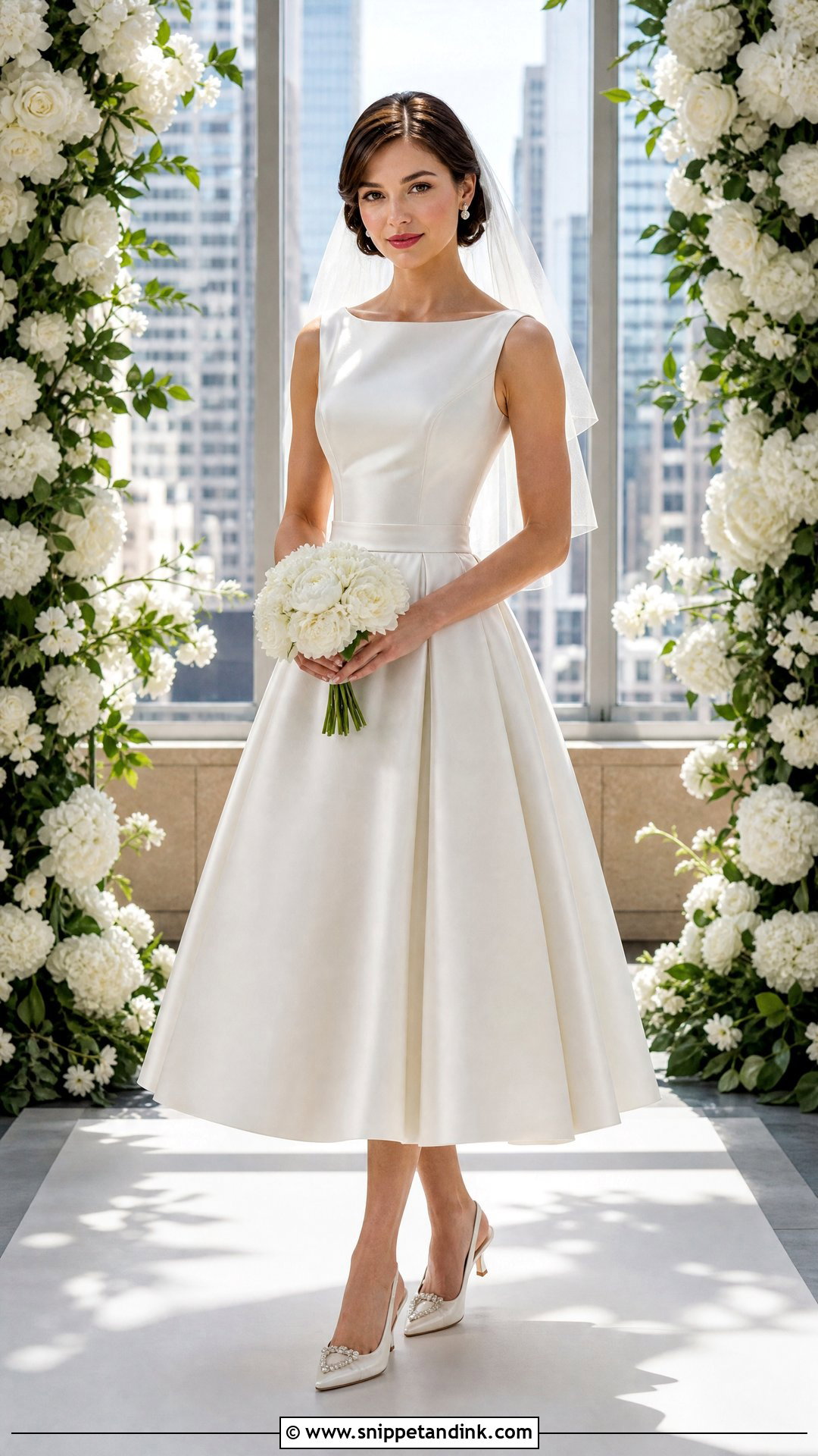 Tea Length Wedding Dress - Snippet and Ink - 20 Wedding Dresses Photos