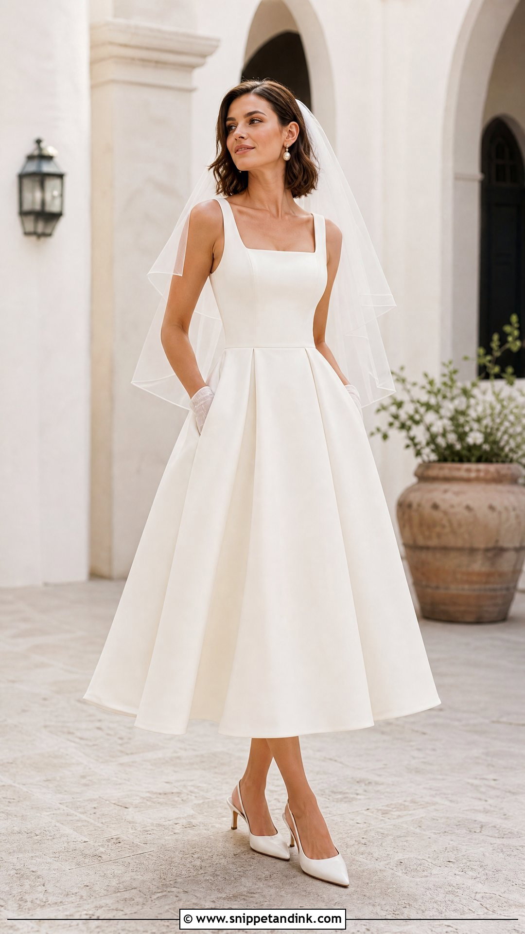 Tea Length Wedding Dress - Snippet and Ink - 20 Weeding Dress 2023 Ideas