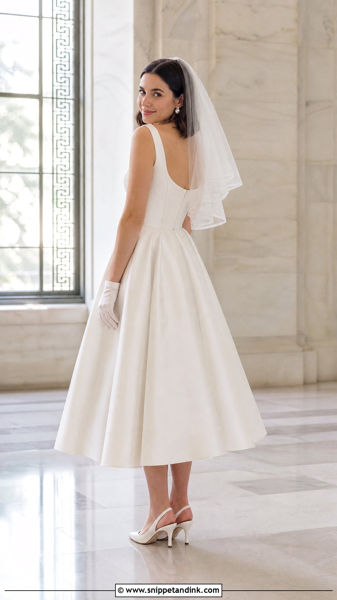 Tea Length Wedding Dress - Snippet and Ink - 20 Ladies Wedding Dress Ideas