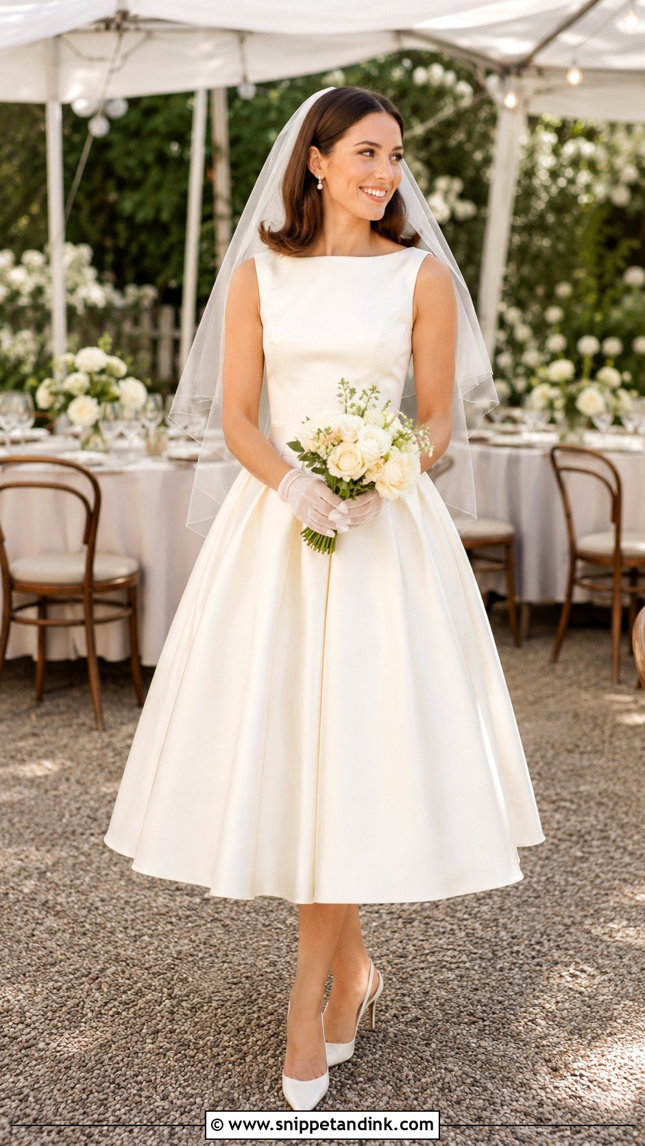 Tea Length Wedding Dress - Snippet and Ink - 20 Latest Wedding Dress Ideas