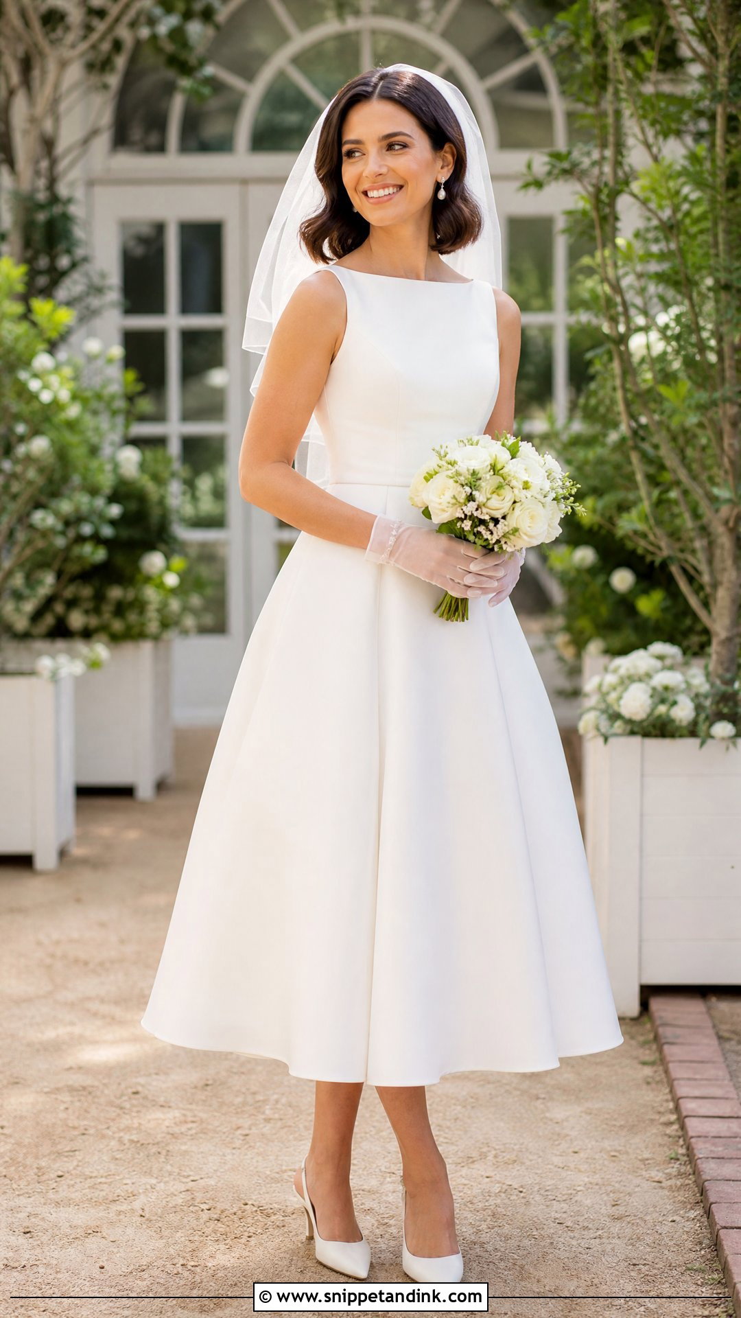 Tea Length Wedding Dress - Snippet and Ink - 20 Nice Wedding Dresses