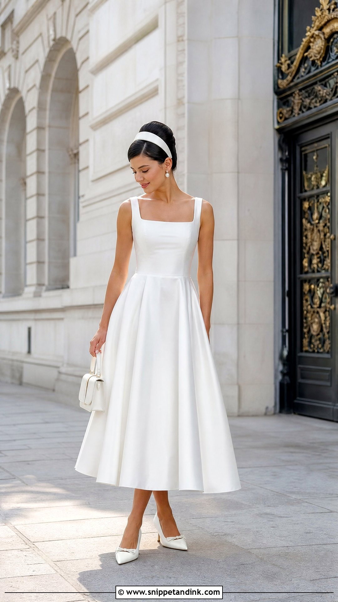 Tea Length Wedding Dress - Snippet and Ink - 20 Prettiest Wedding Dress Ideas