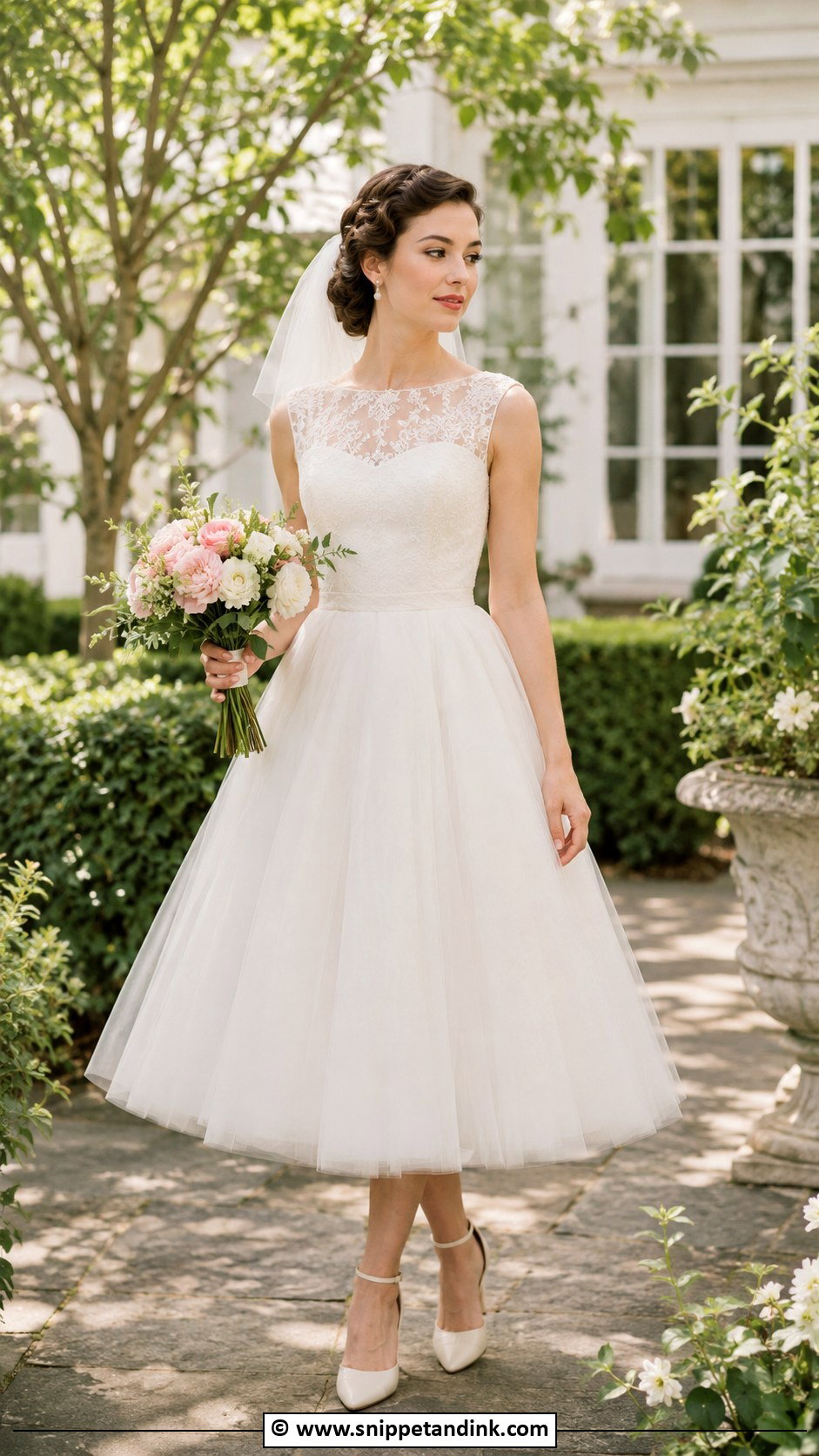 Tea Length Wedding Dress - Snippet and Ink - 30 Dream Wedding Ideas Dresses