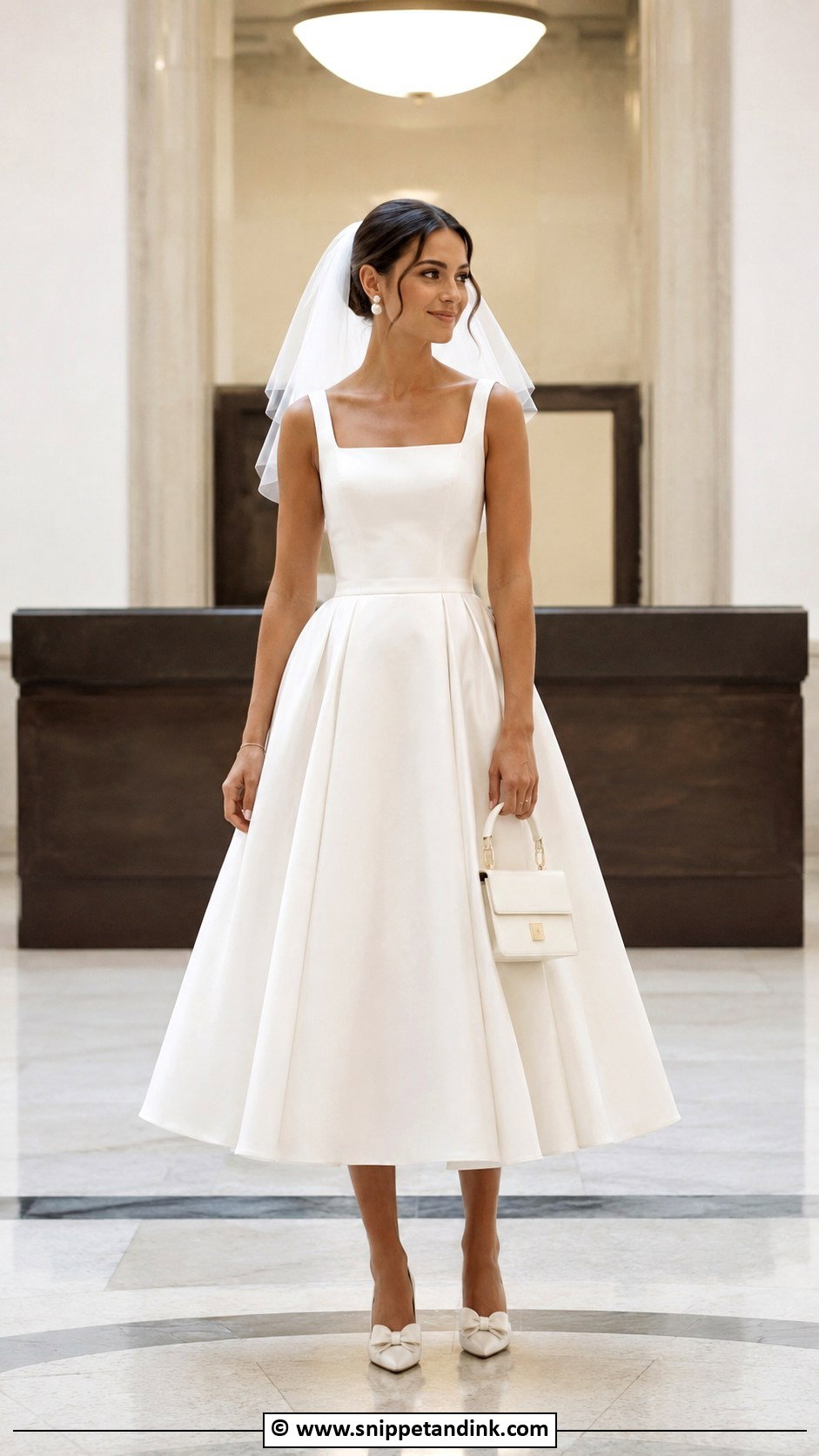 Tea Length Wedding Dress - Snippet and Ink - 30 Marriage Dress Ideas