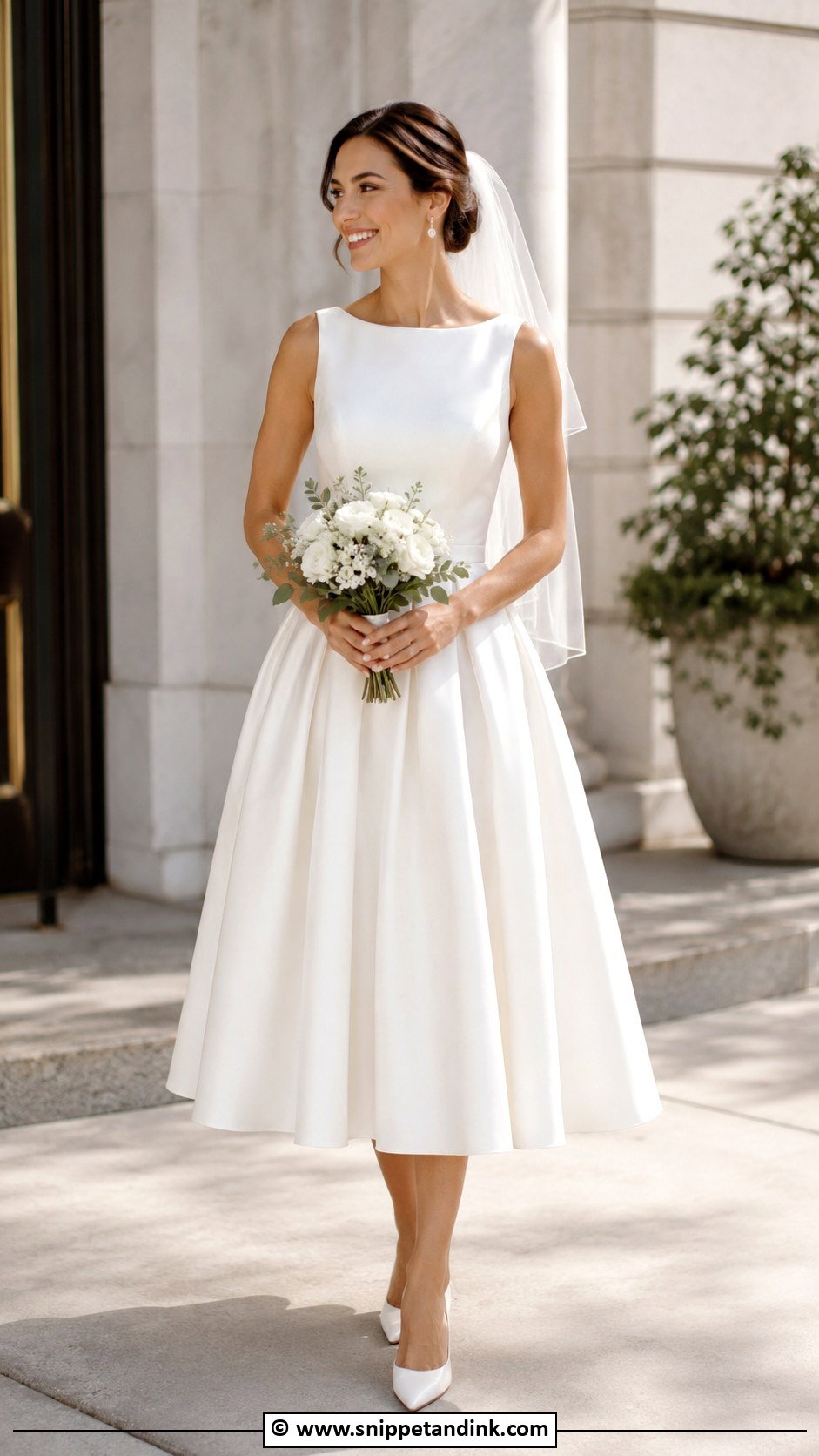 Tea Length Wedding Dress - Snippet and Ink - 30 Simple Timeless Wedding Dress Ideas