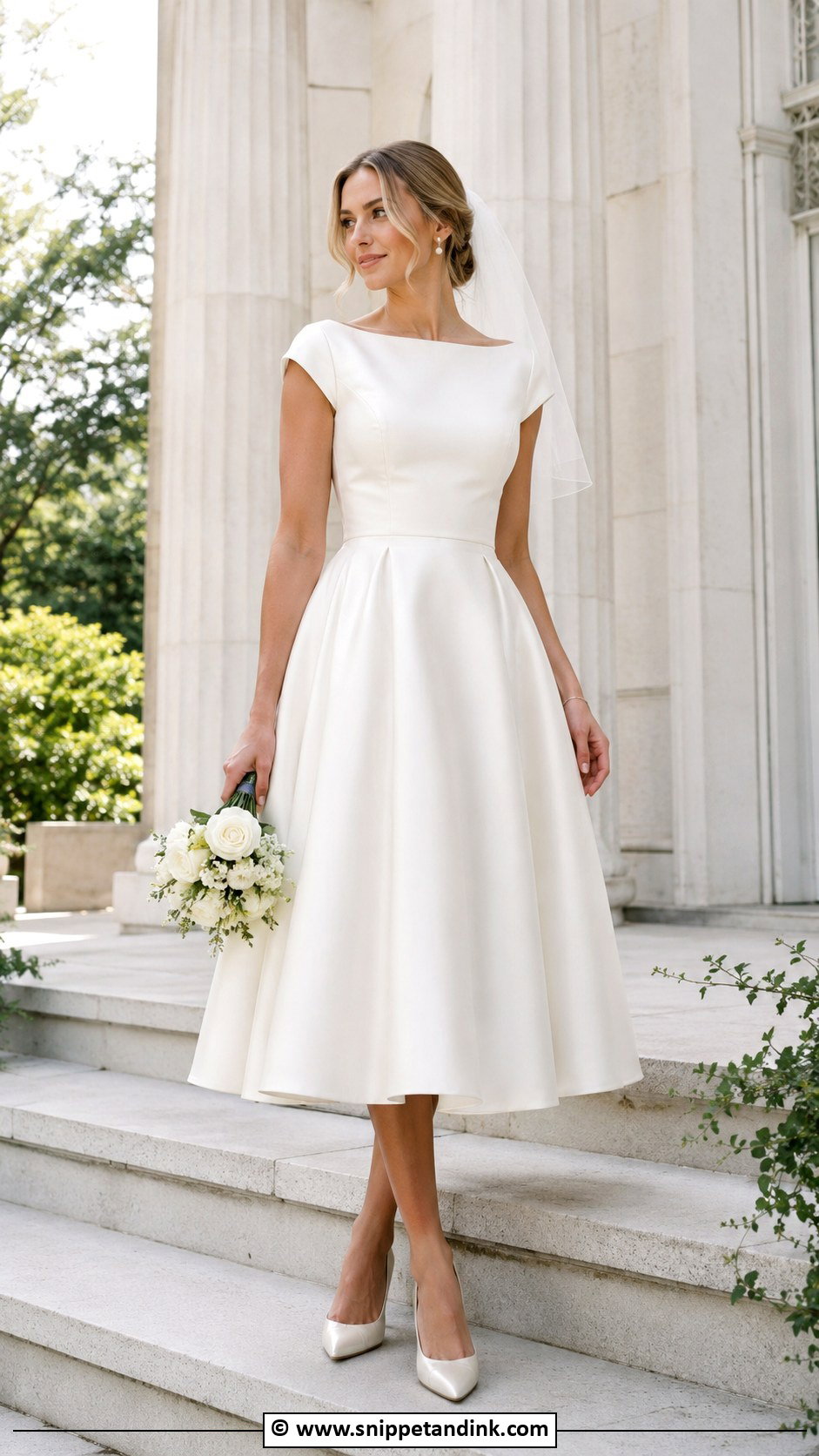 Tea Length Wedding Dress - Snippet and Ink - 25 Classy Wedding Dresses