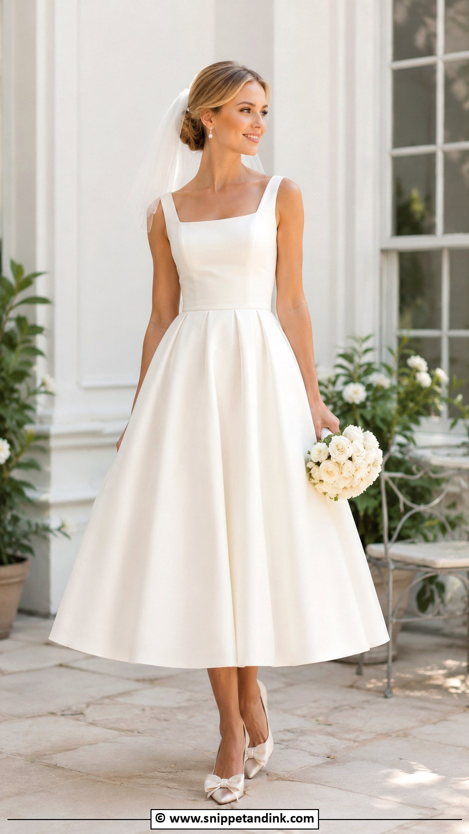 Tea Length Wedding Dress - Snippet and Ink - 30 Timeless Elegant Wedding Dress Ideas