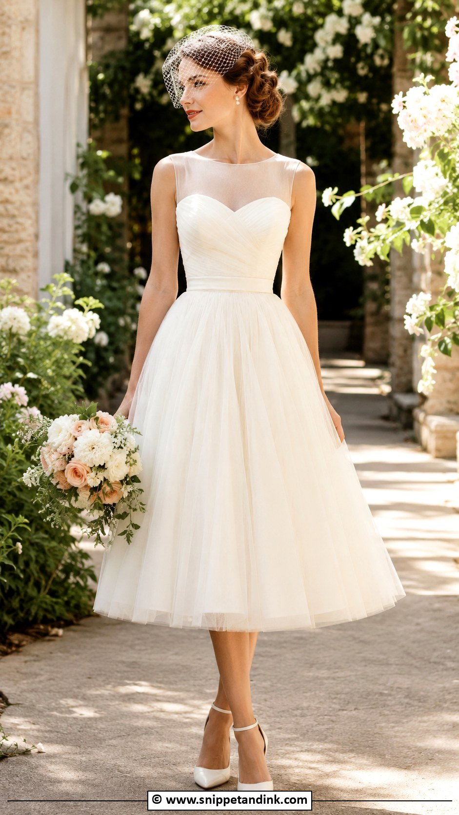 Tea Length Wedding Dress - Snippet and Ink - 30 Unconventional Wedding Dress Ideas