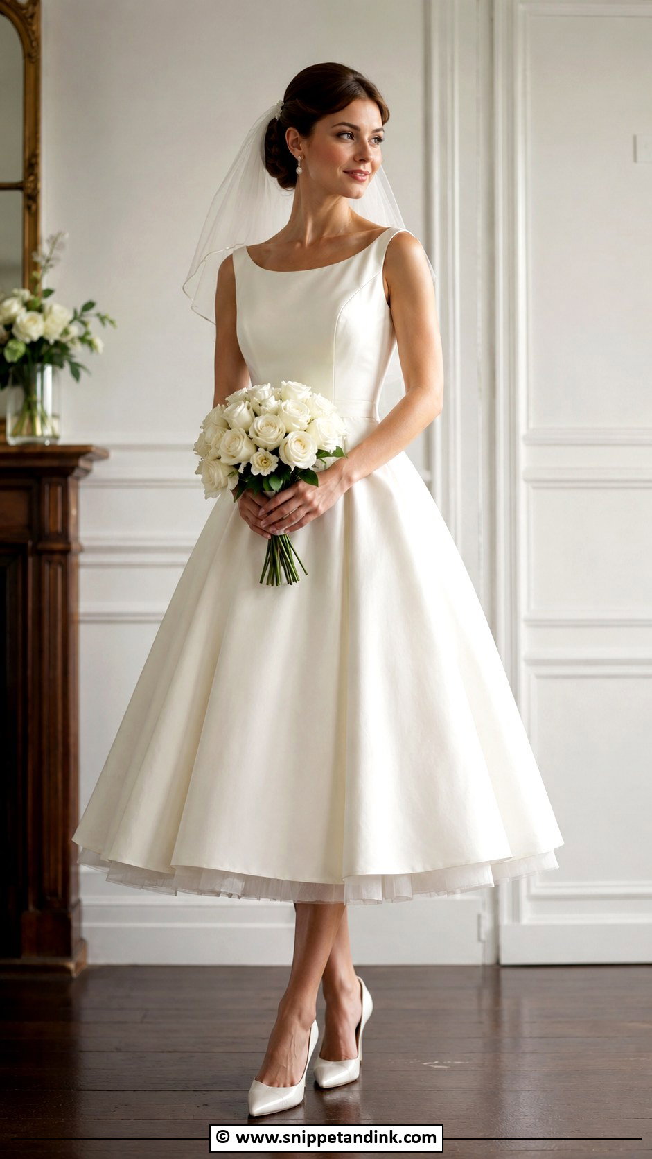 Tea Length Wedding Dress - Snippet and Ink - 30 Wedding Dress 2024 Ideas