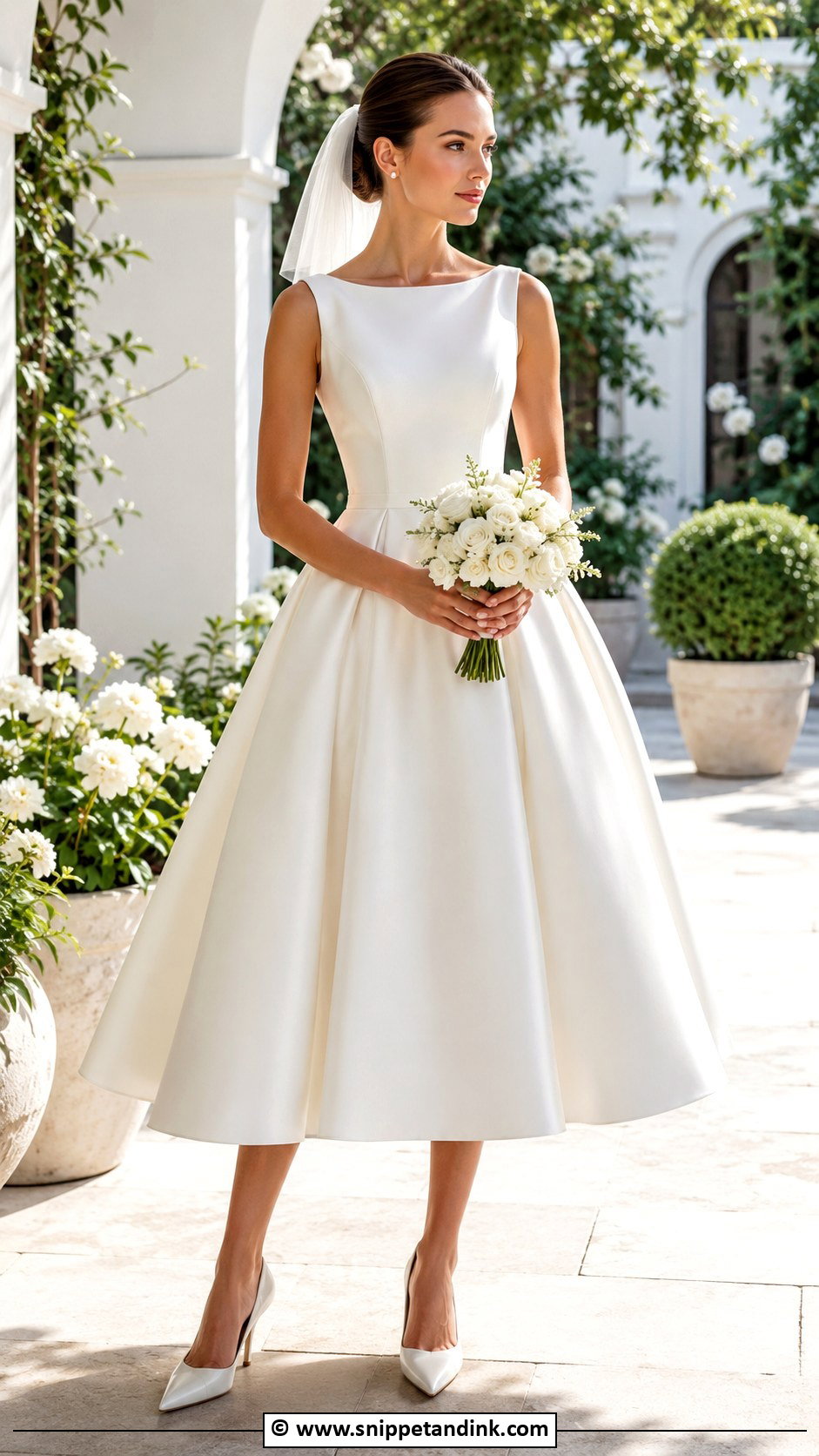 Tea Length Wedding Dress - Snippet and Ink - 30 Wedding Dress 2025 Ideas